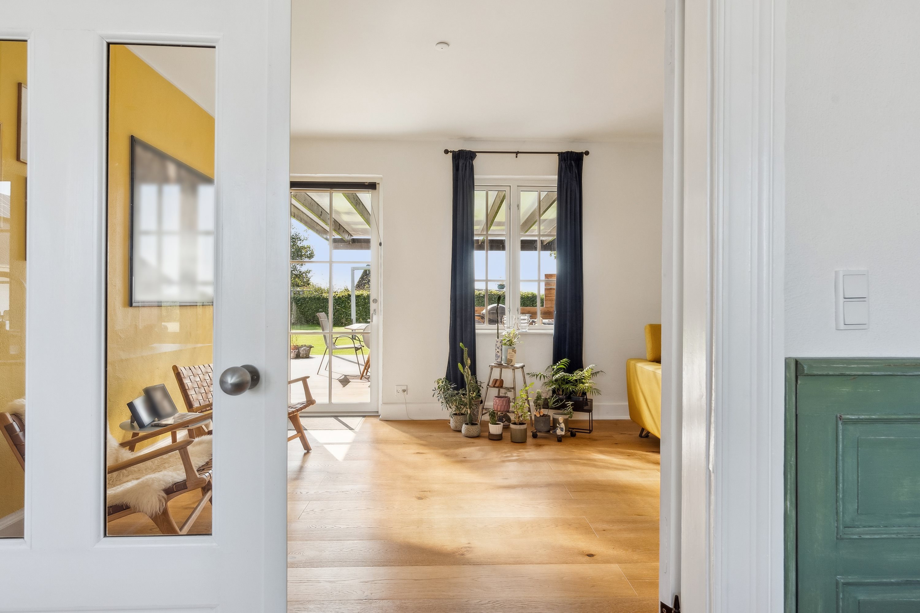 Fremhævet stue billede i fuldskærmstilstand. Billede af Savværksvej 2B, Oue, 9500 Hobro