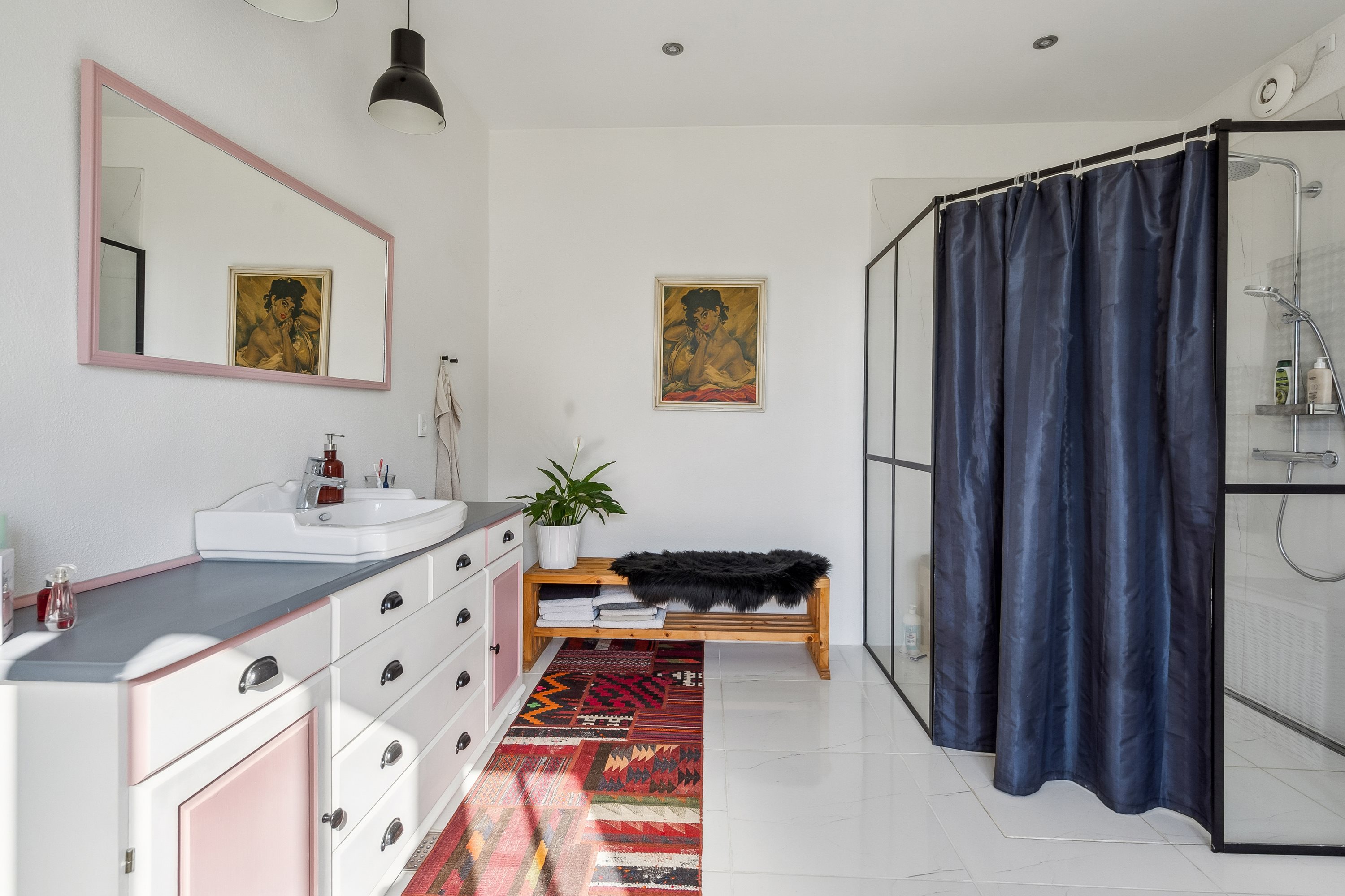 Fremhævet badeværelse billede i fuldskærmstilstand. Billede af Savværksvej 2B, Oue, 9500 Hobro