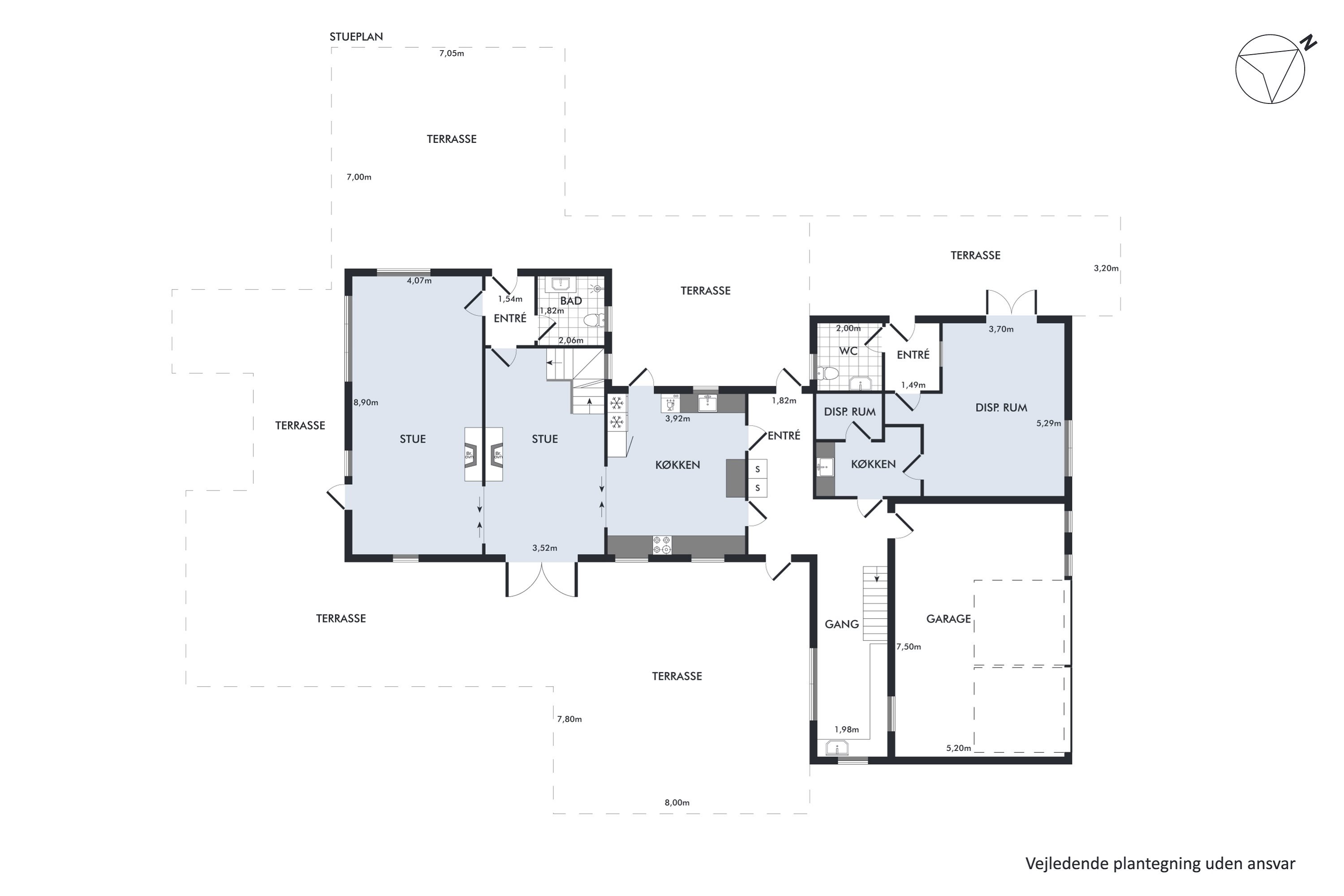 Plantegninger billede af Rolighedsvej 7, 9440 Aabybro