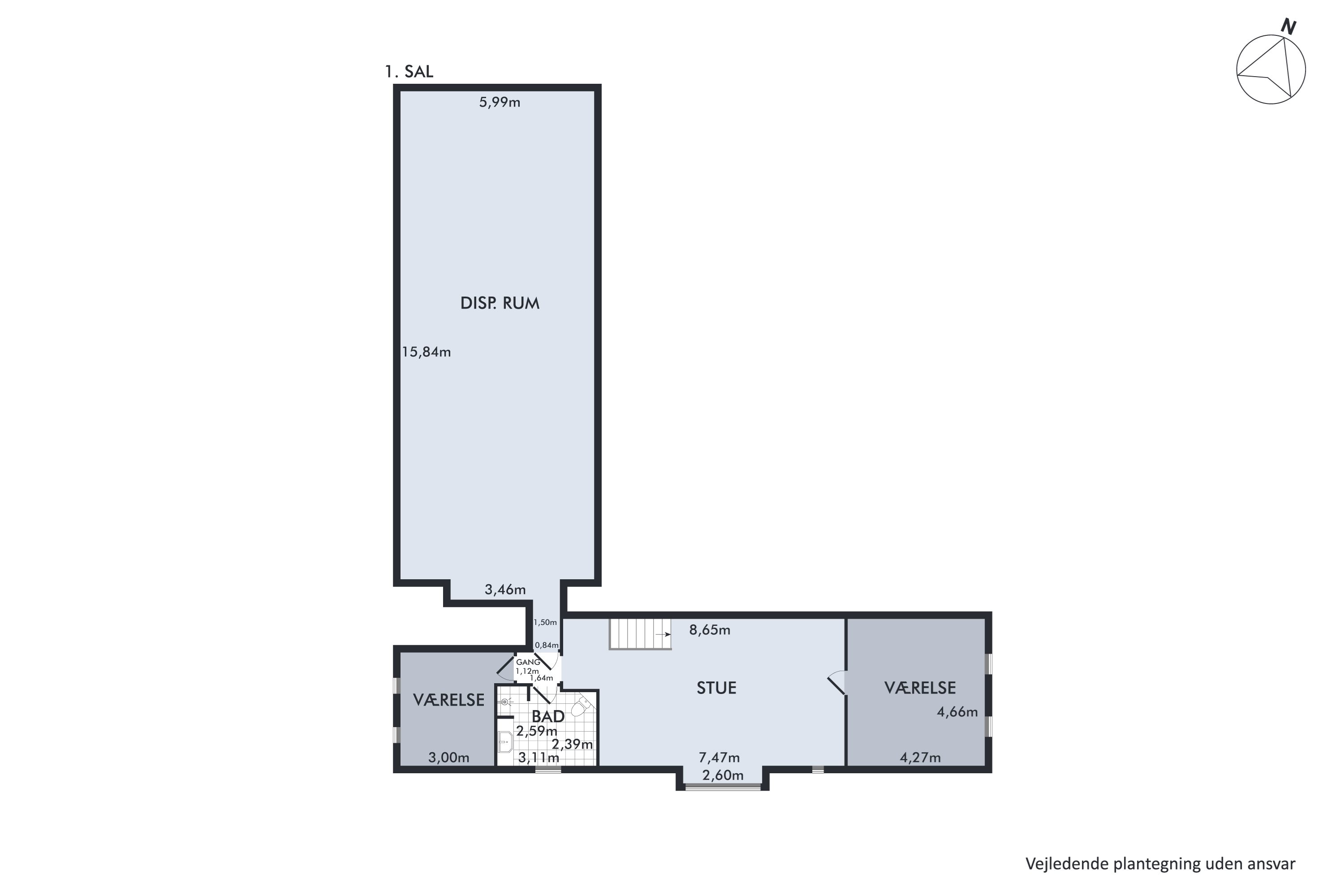 Plantegninger billede af Valmuemarken 19A, 6771 Gredstedbro