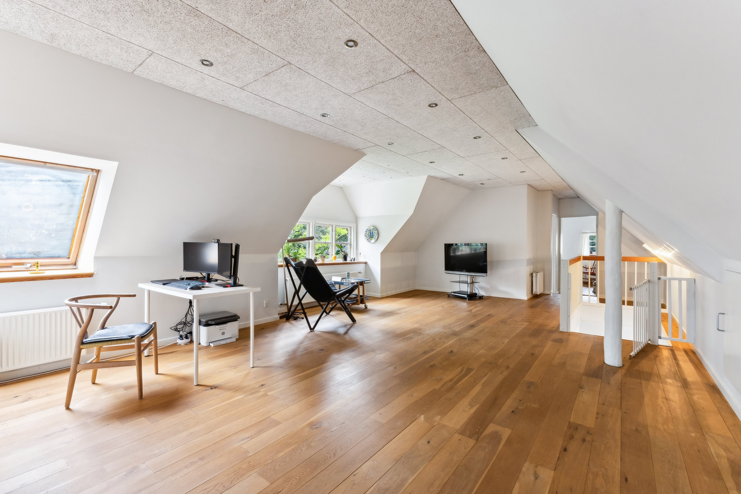 Fremhævet stue billede i fuldskærmstilstand. Billede af Valmuemarken 19A, 6771 Gredstedbro