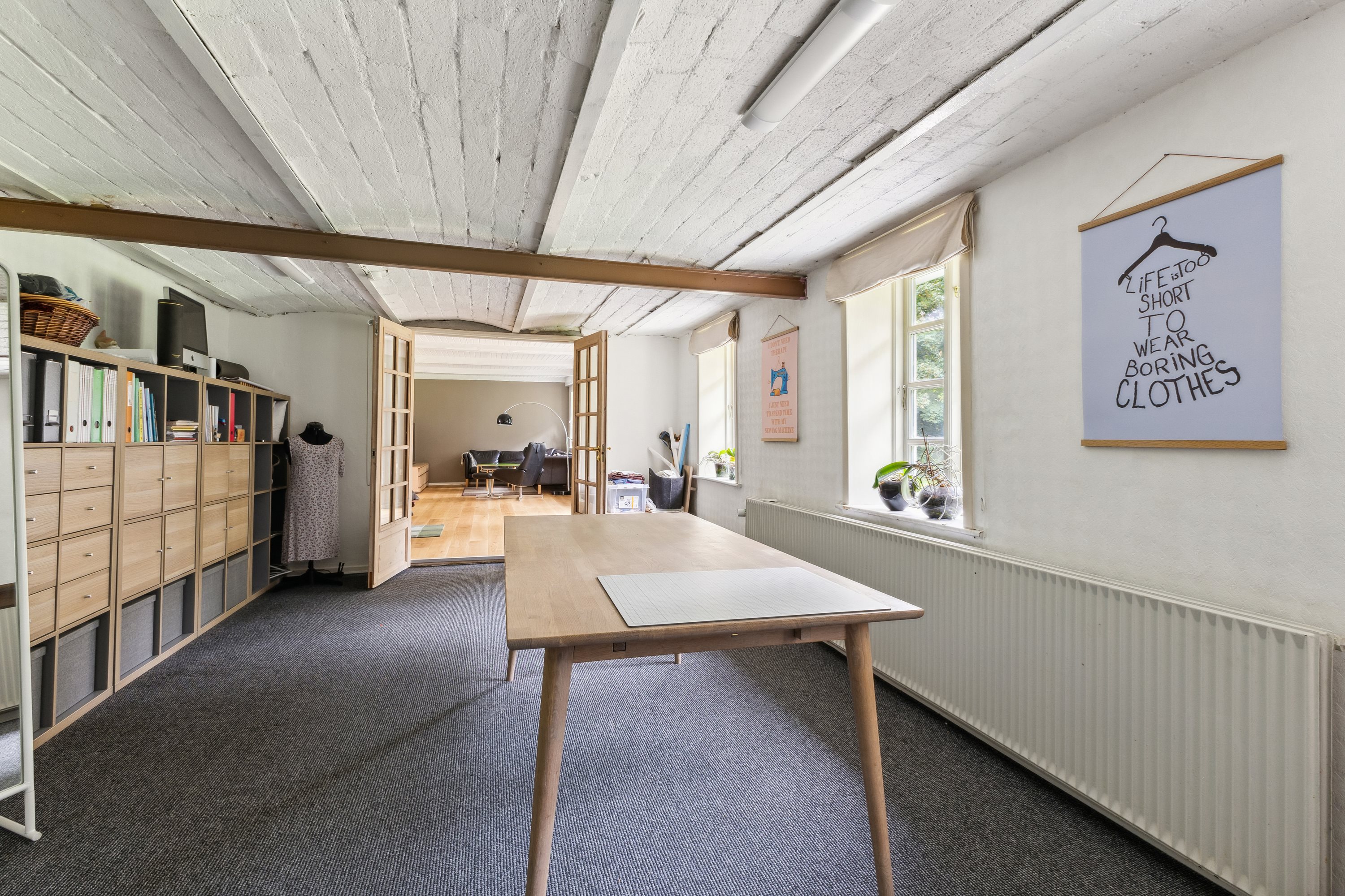 Fremhævet stue billede i fuldskærmstilstand. Billede af Valmuemarken 19A, 6771 Gredstedbro