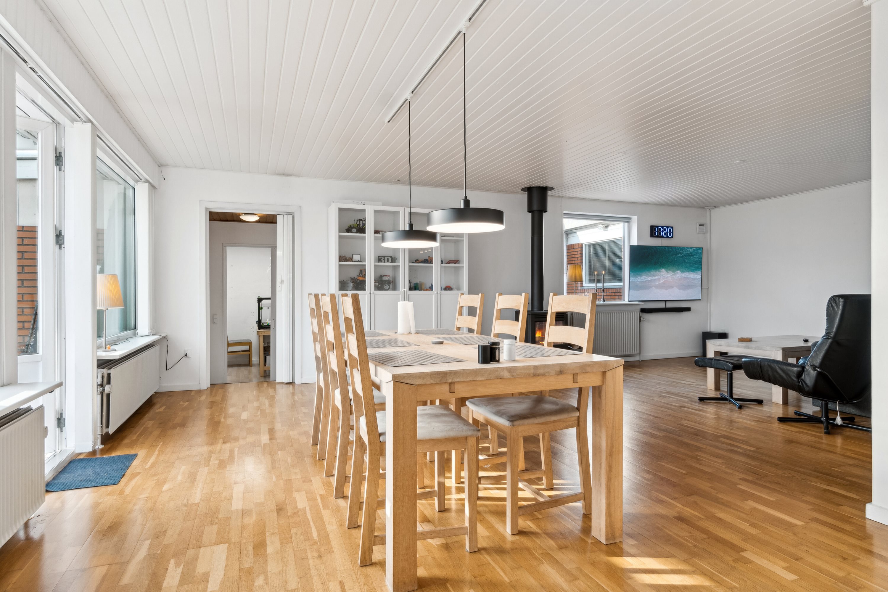 Fremhævet spisestue billede i fuldskærmstilstand. Billede af Algade 24, Koldby, 7752 Snedsted