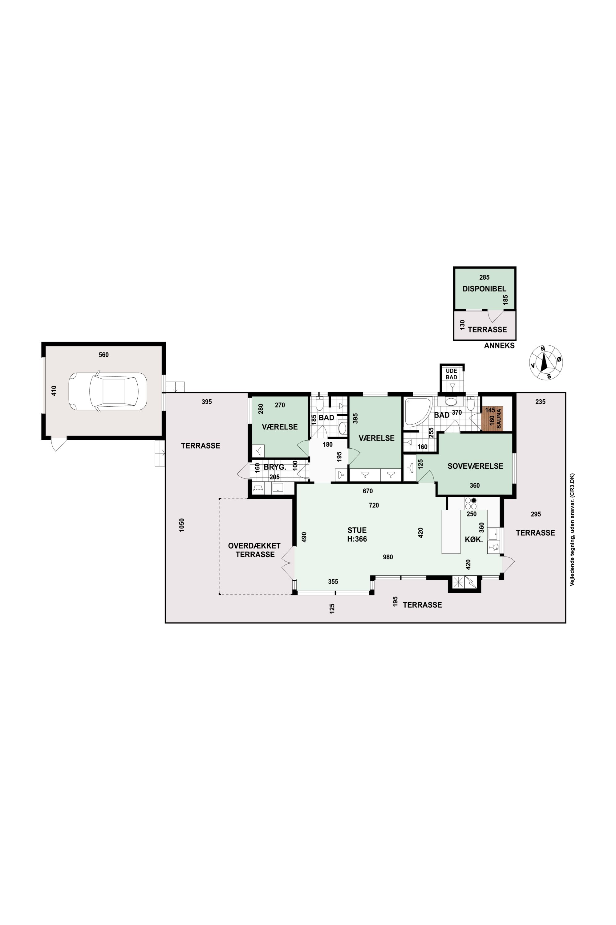 Plantegninger billede af Syrenvej 32, 3100 Hornbæk