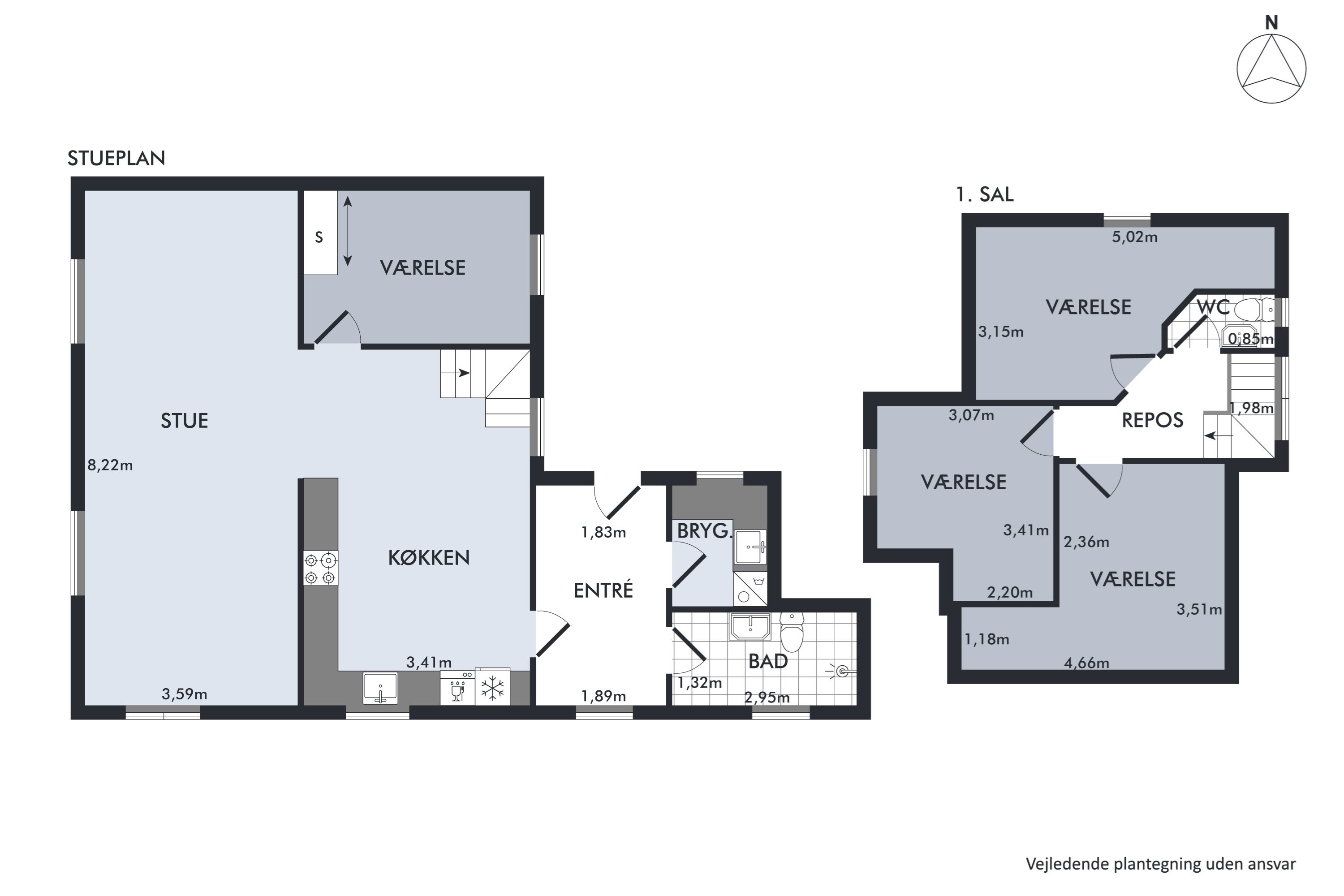Plantegninger billede af Højersgade 7, 9850 Hirtshals