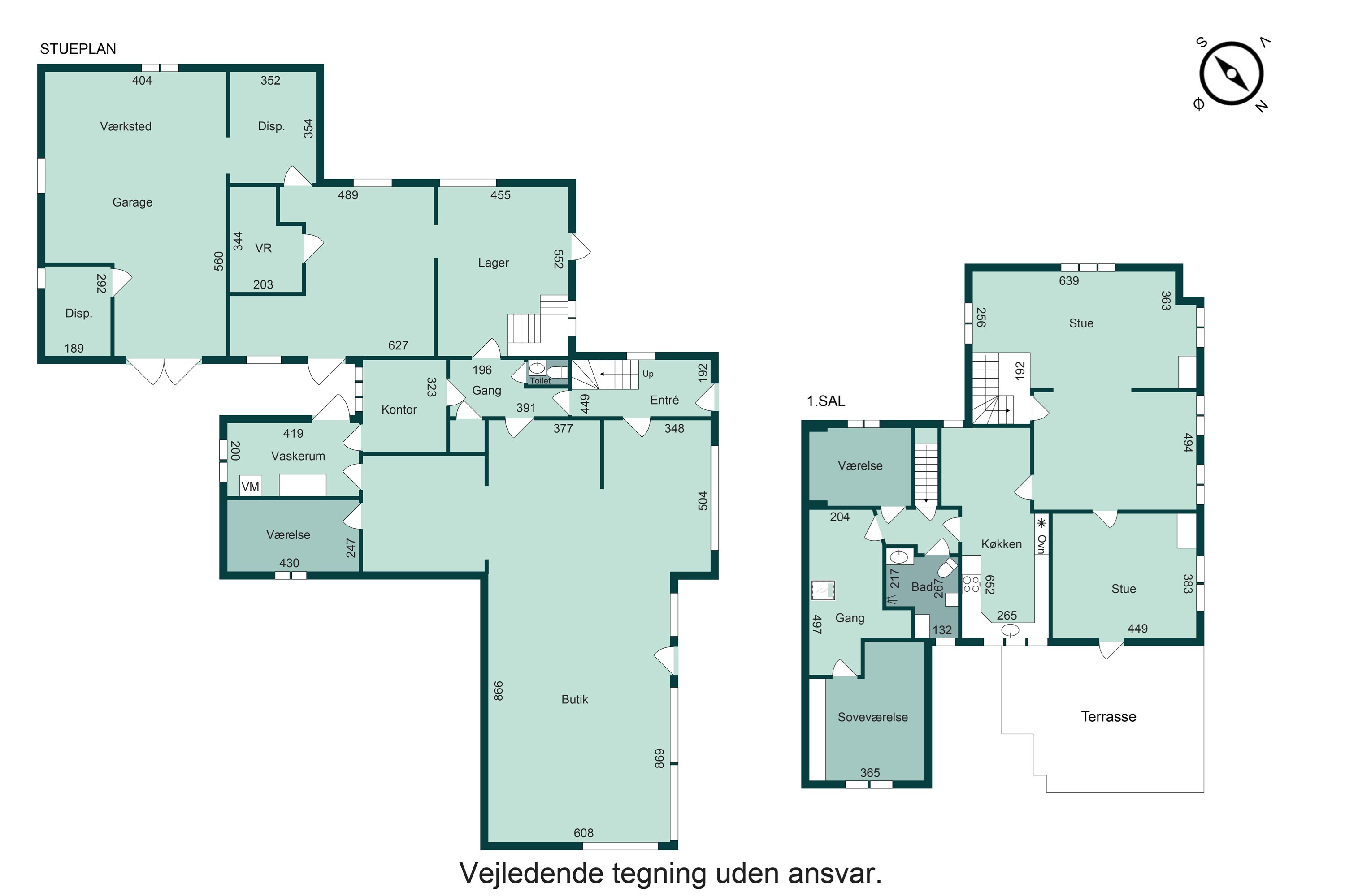 Plantegninger billede af Søndergade 14, 8783 Hornsyld