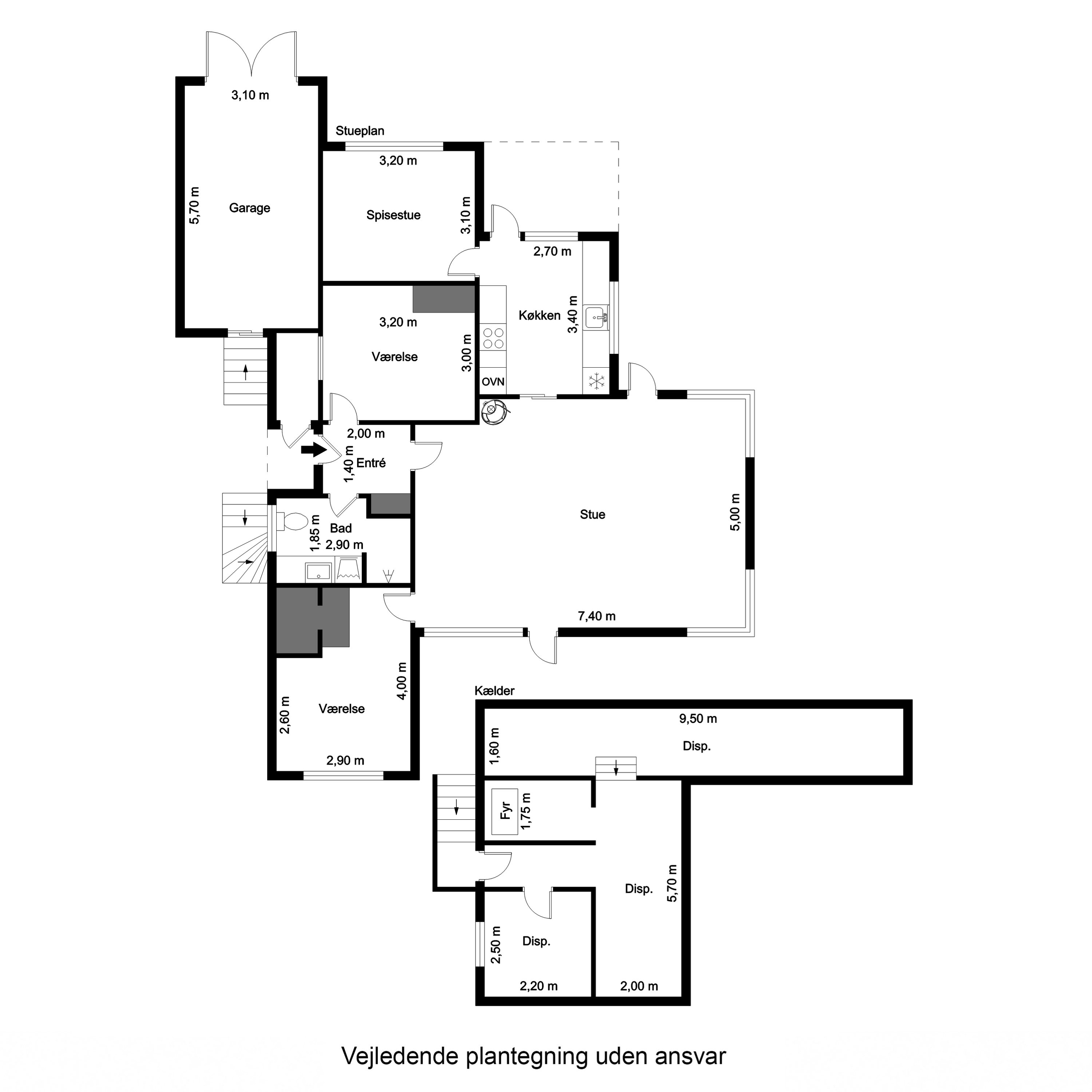 Plantegninger billede af Havhusevej 58, Havhusene, 8543 Hornslet