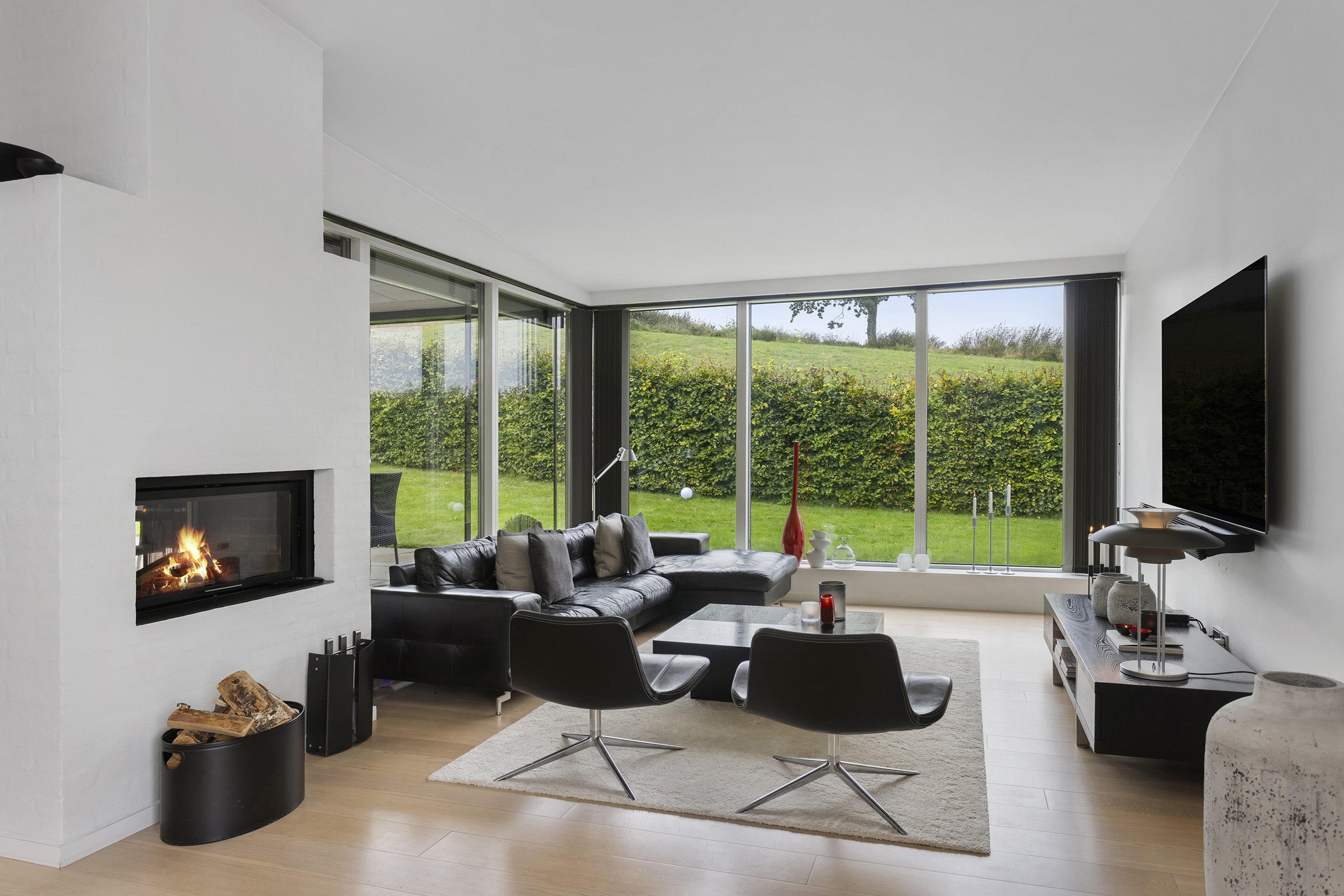 Fremhævet stue billede i fuldskærmstilstand. Billede af Vesteråsene 40, 9900 Frederikshavn