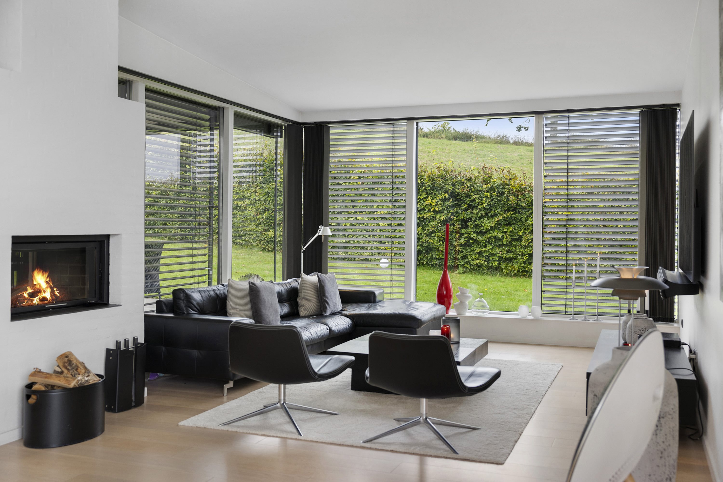 Fremhævet stue billede i fuldskærmstilstand. Billede af Vesteråsene 40, 9900 Frederikshavn