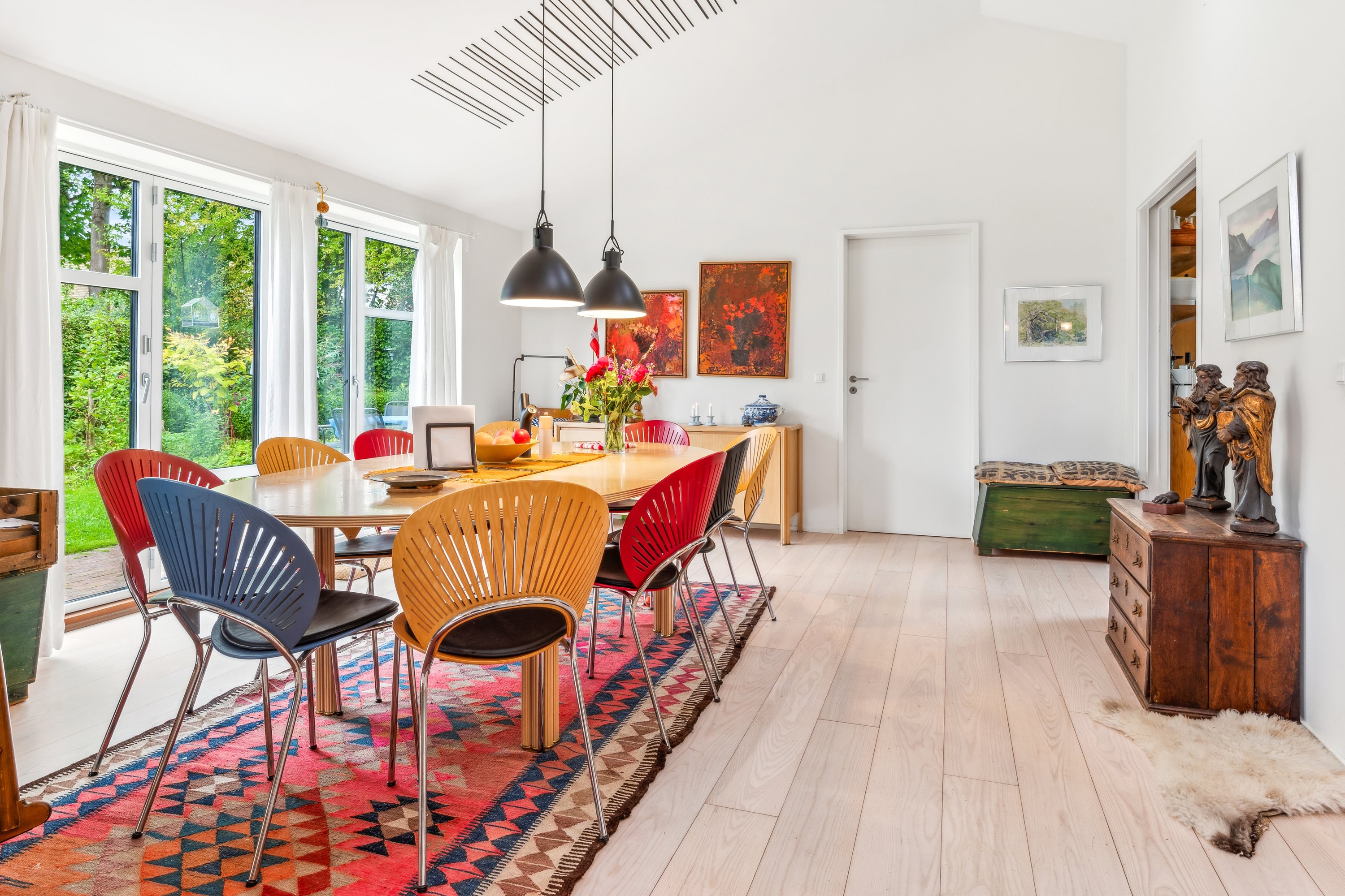 Fremhævet spisestue billede i fuldskærmstilstand. Billede af Østre Skovvej 23, 8240 Risskov