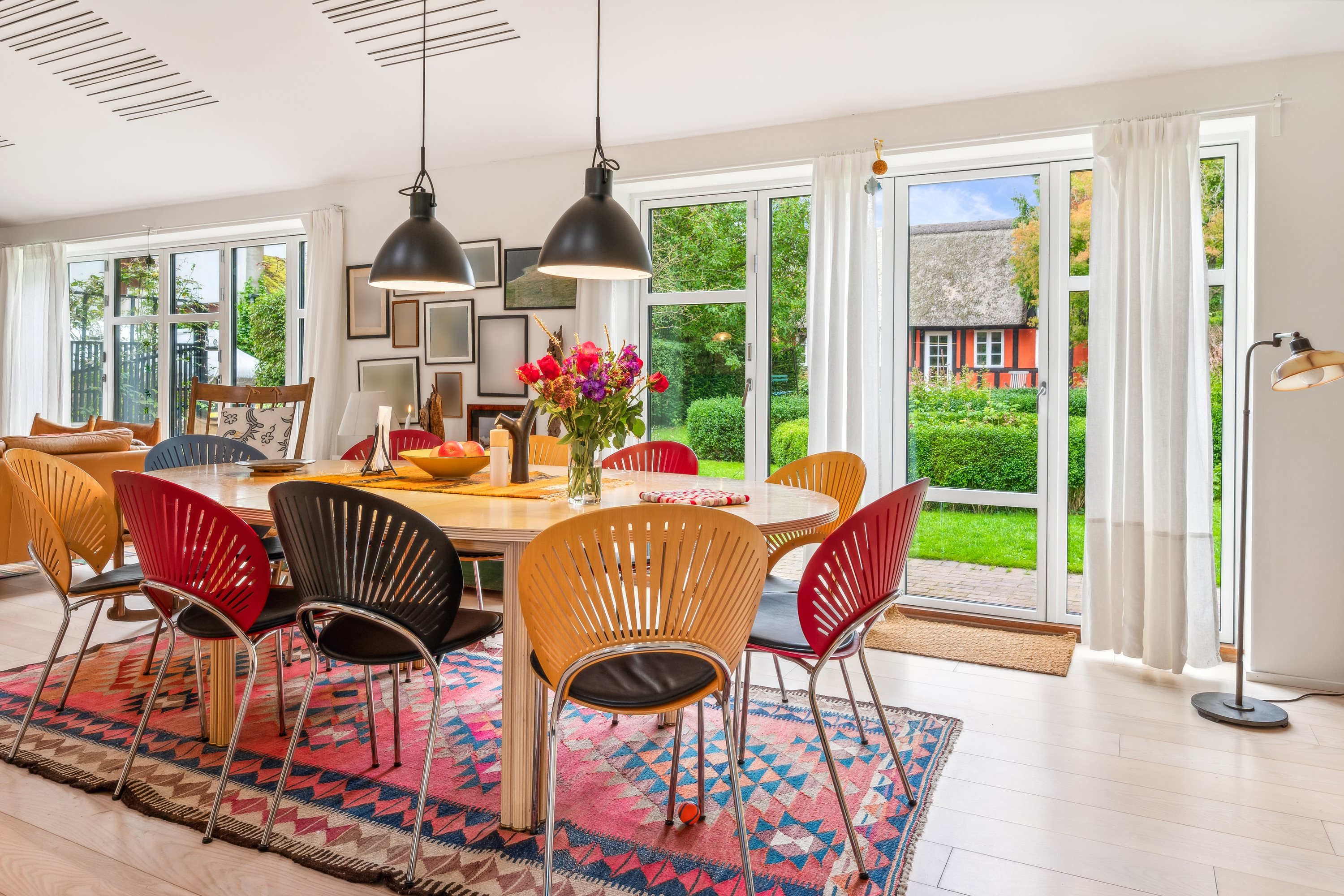 Fremhævet spisestue billede i fuldskærmstilstand. Billede af Østre Skovvej 23, 8240 Risskov