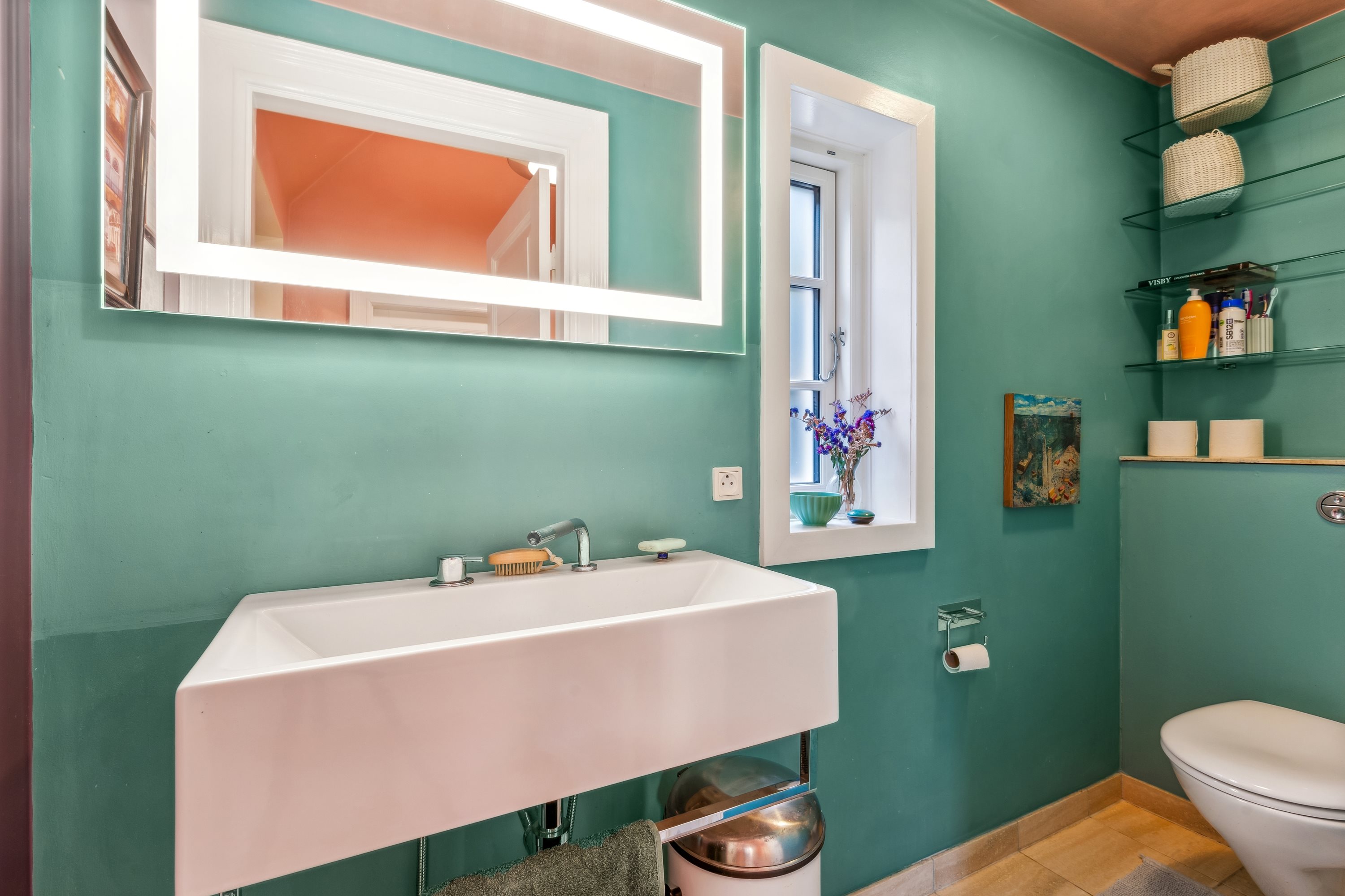 Fremhævet badeværelse billede i fuldskærmstilstand. Billede af Østre Skovvej 23, 8240 Risskov