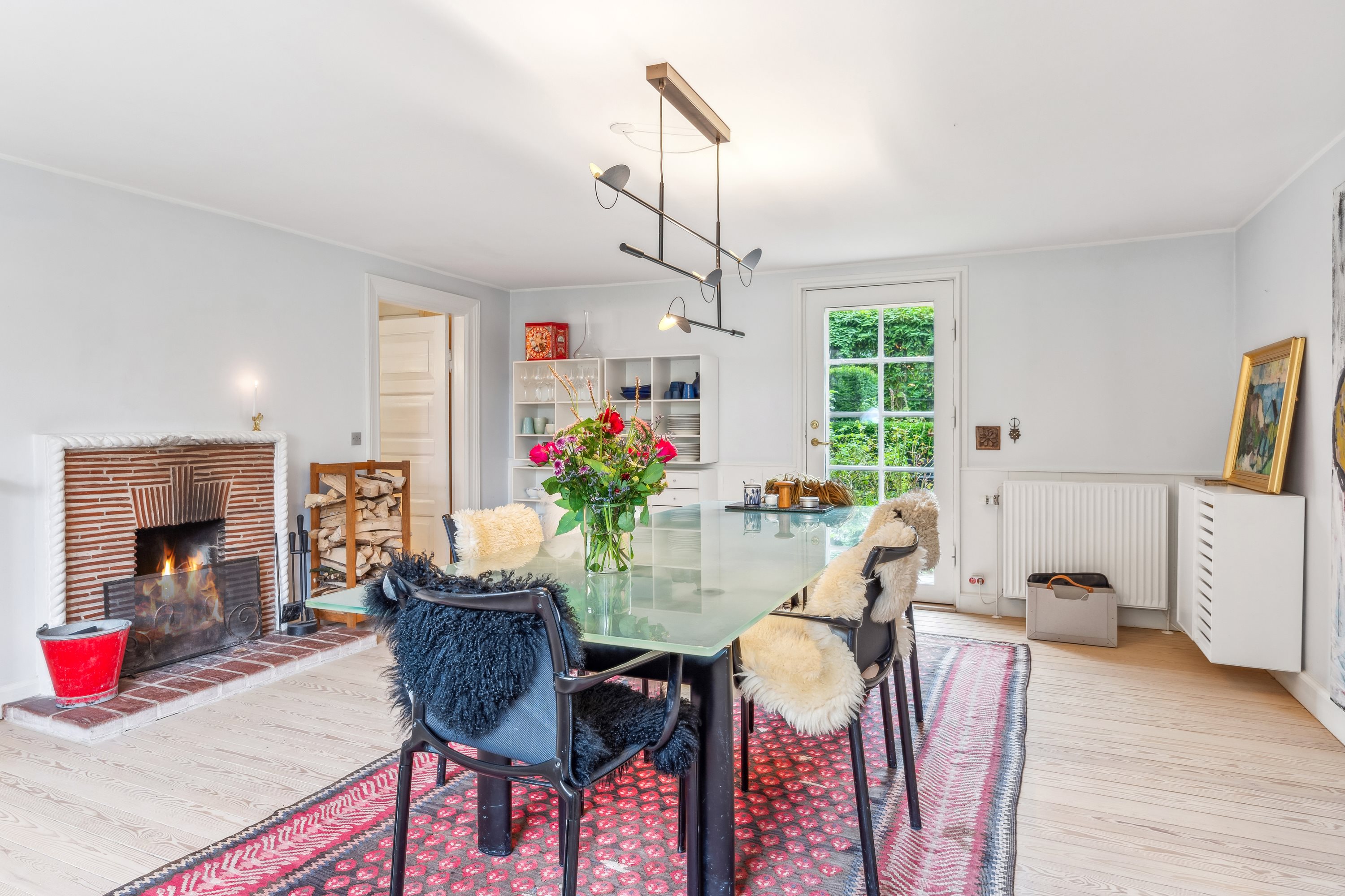 Fremhævet spisestue billede i fuldskærmstilstand. Billede af Østre Skovvej 23, 8240 Risskov