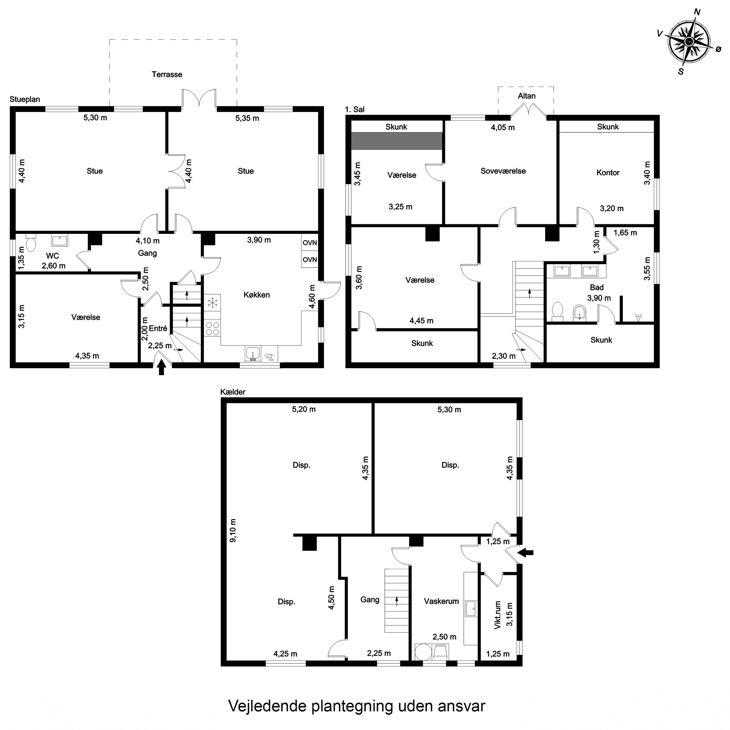 Plantegninger billede af Rolighedsvej 12, Strib, 5500 Middelfart