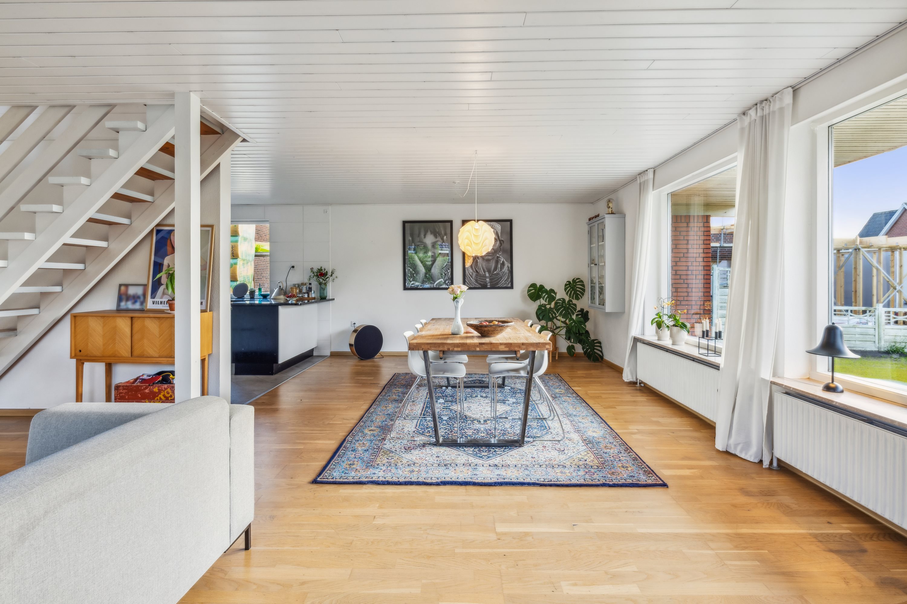 Fremhævet stue billede i fuldskærmstilstand. Billede af Koldingvej 106, 8800 Viborg