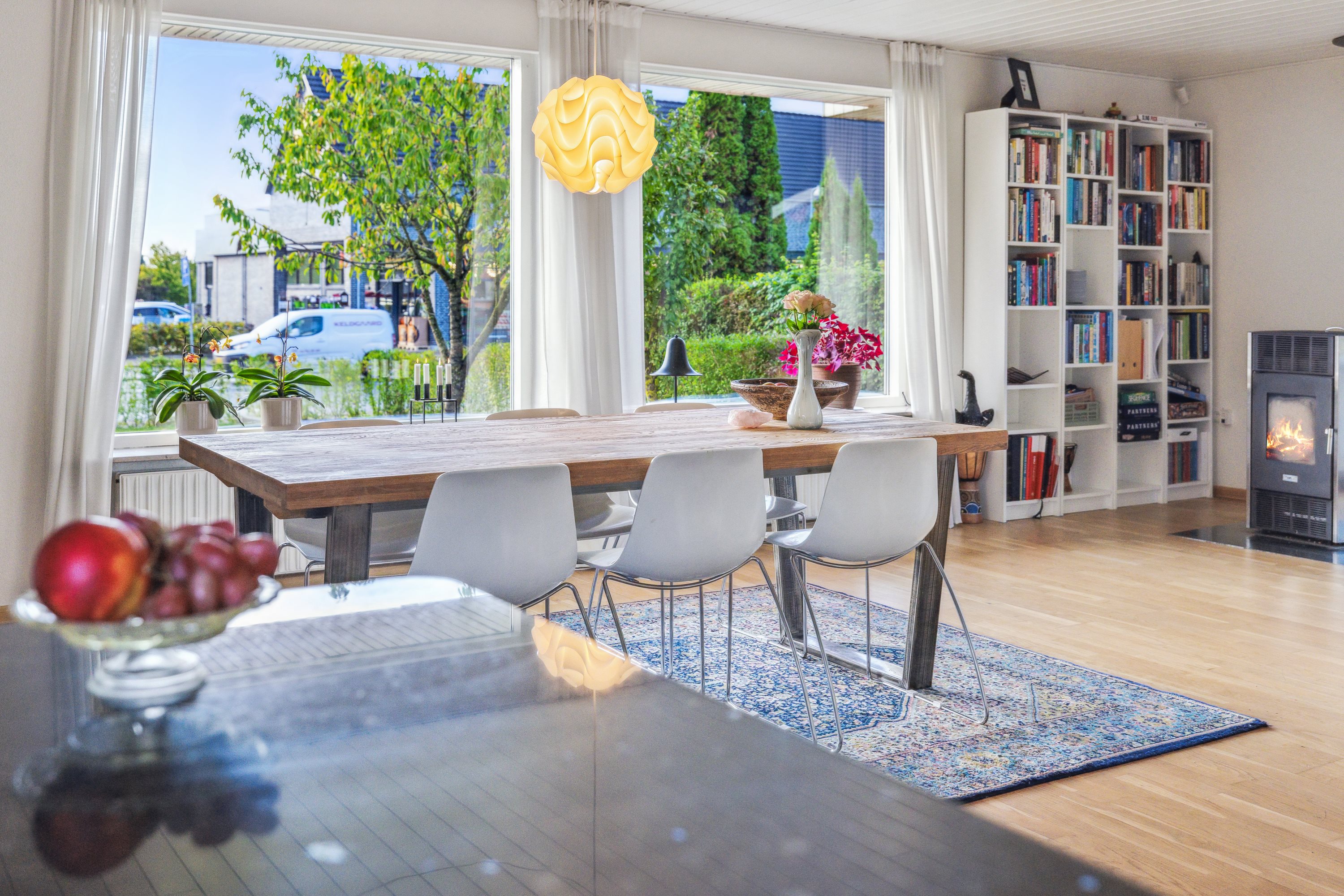 Fremhævet stue billede i fuldskærmstilstand. Billede af Koldingvej 106, 8800 Viborg