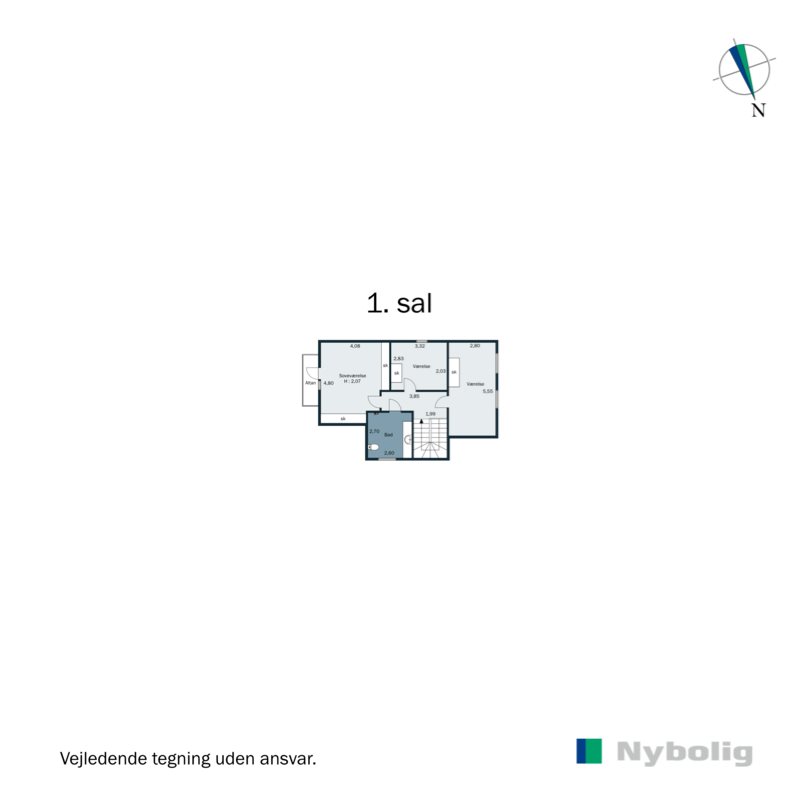 Plantegninger billede af Strandvejen 128, Rørth, 8300 Odder