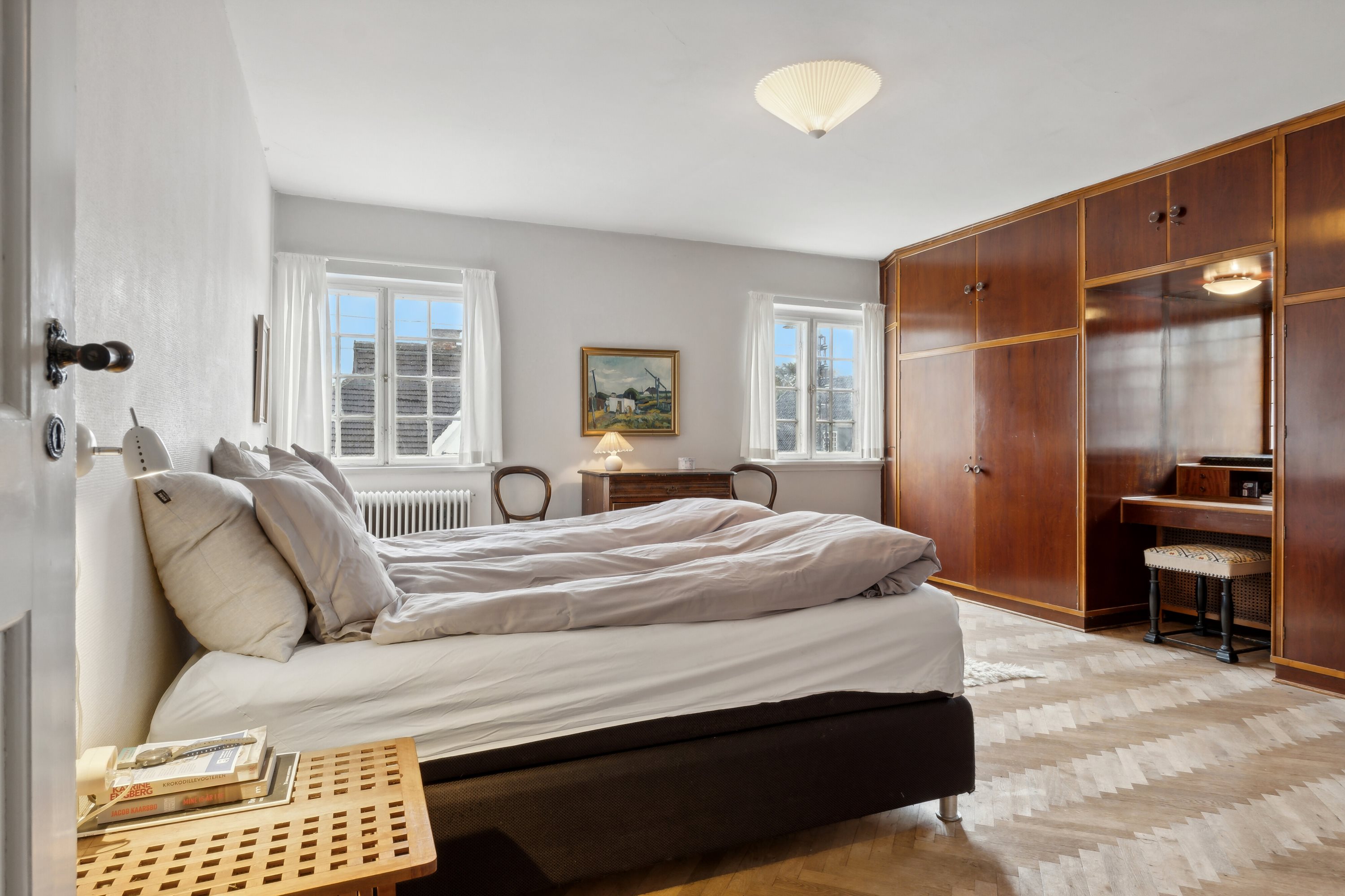 Fremhævet soveværelse billede i fuldskærmstilstand. Billede af Svanelundsvej 14, 9800 Hjørring