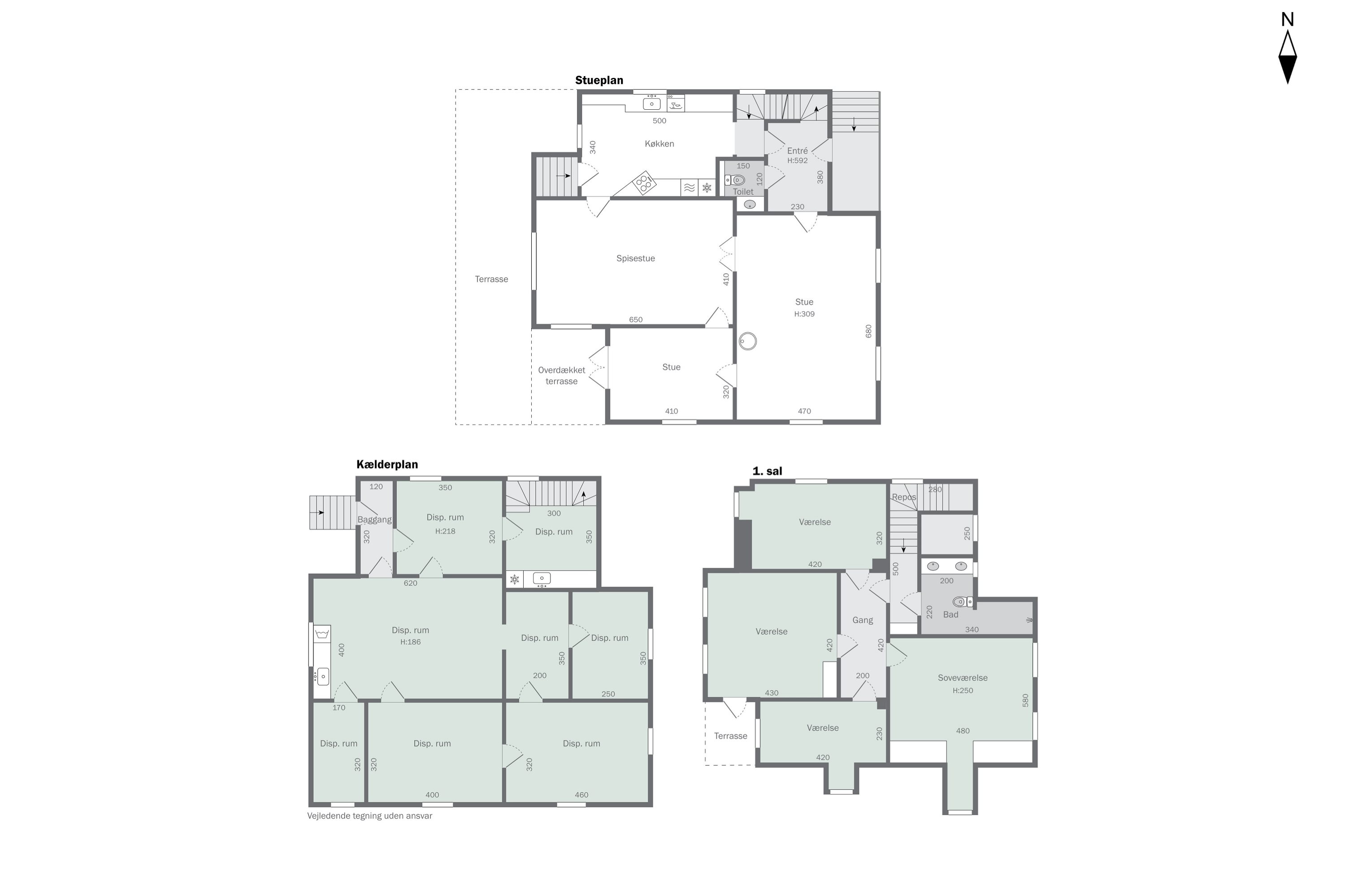 Plantegninger billede af Svanelundsvej 14, 9800 Hjørring