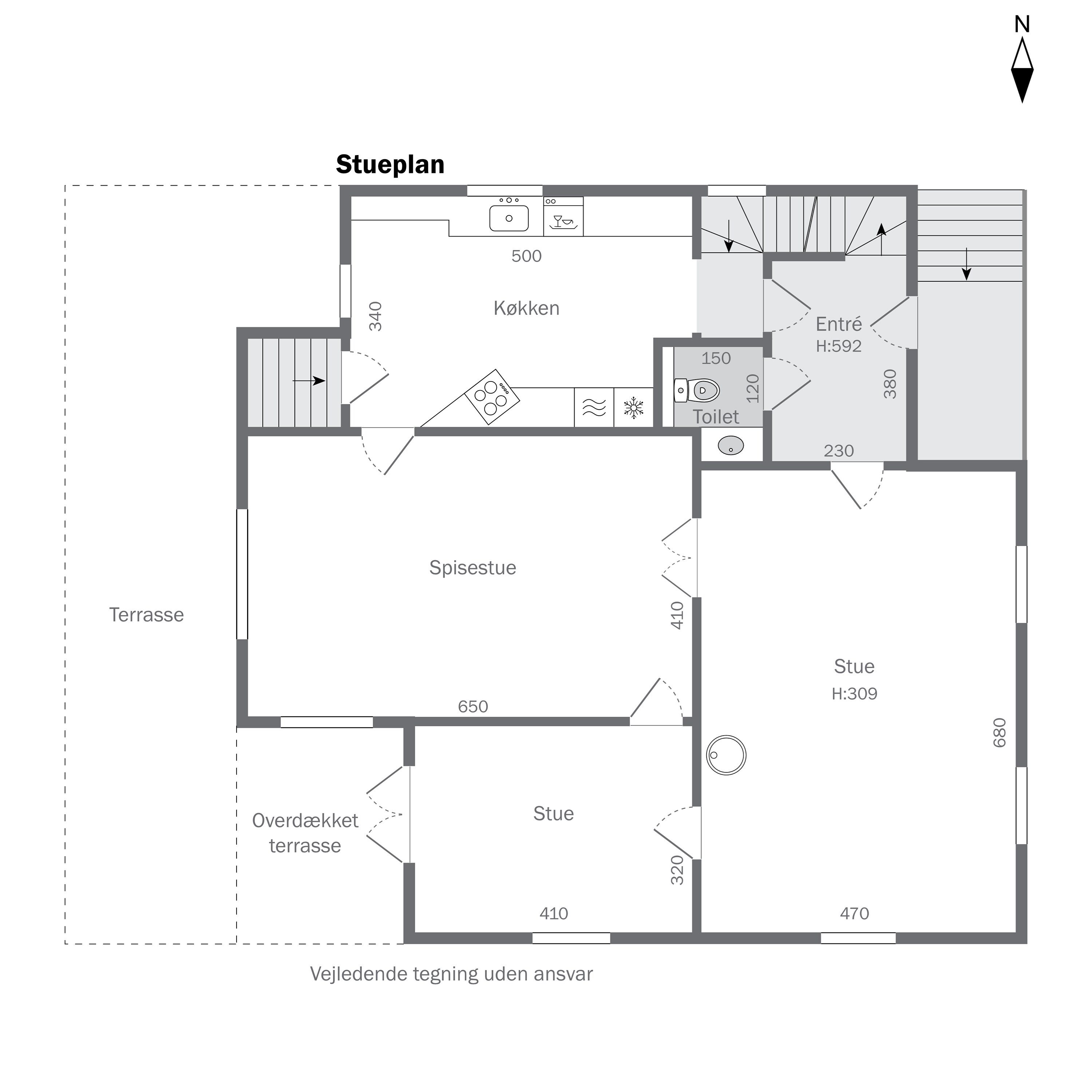 Plantegninger billede af Svanelundsvej 14, 9800 Hjørring