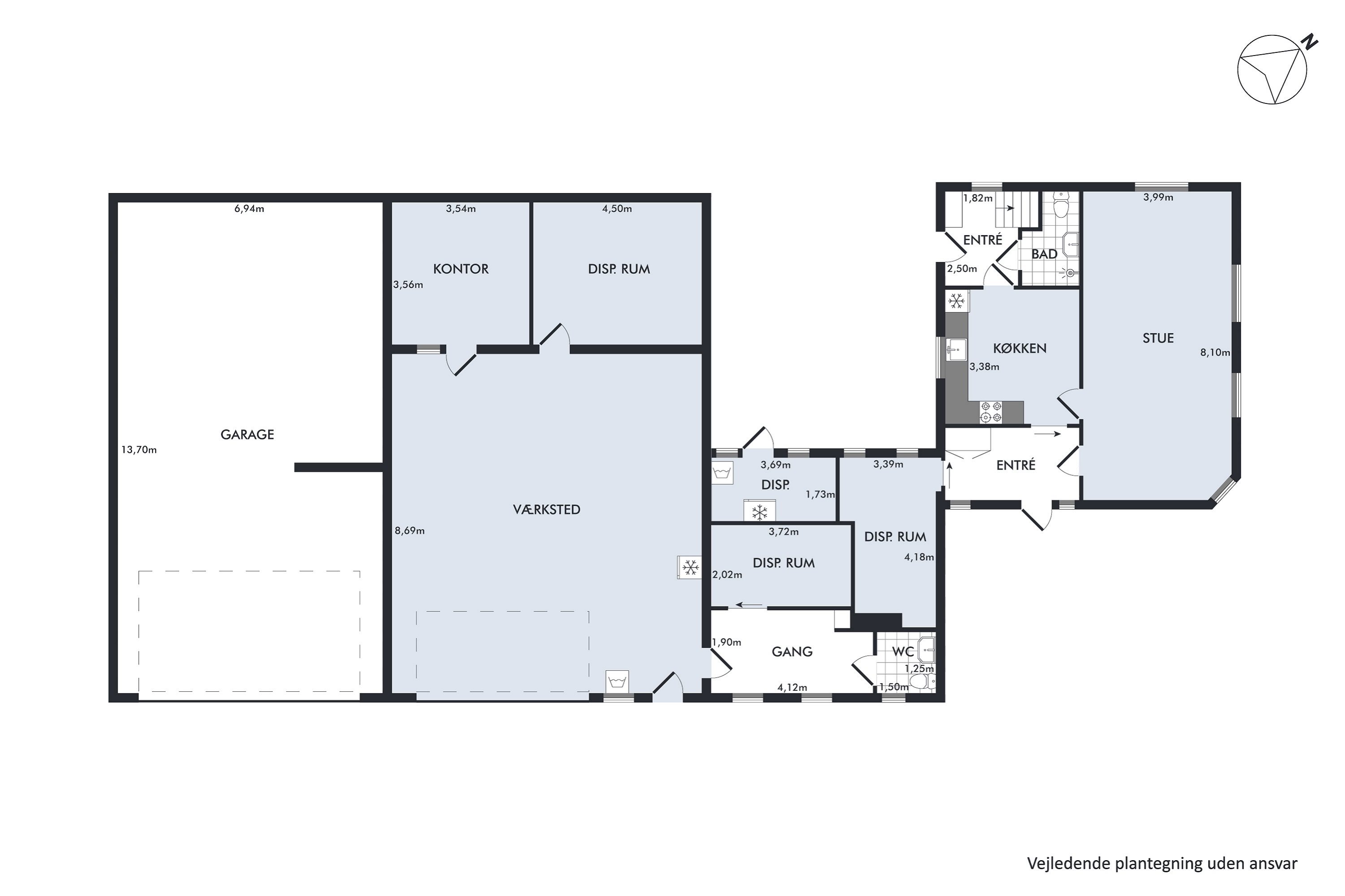 Plantegninger billede af Vestergade 25, 6771 Gredstedbro