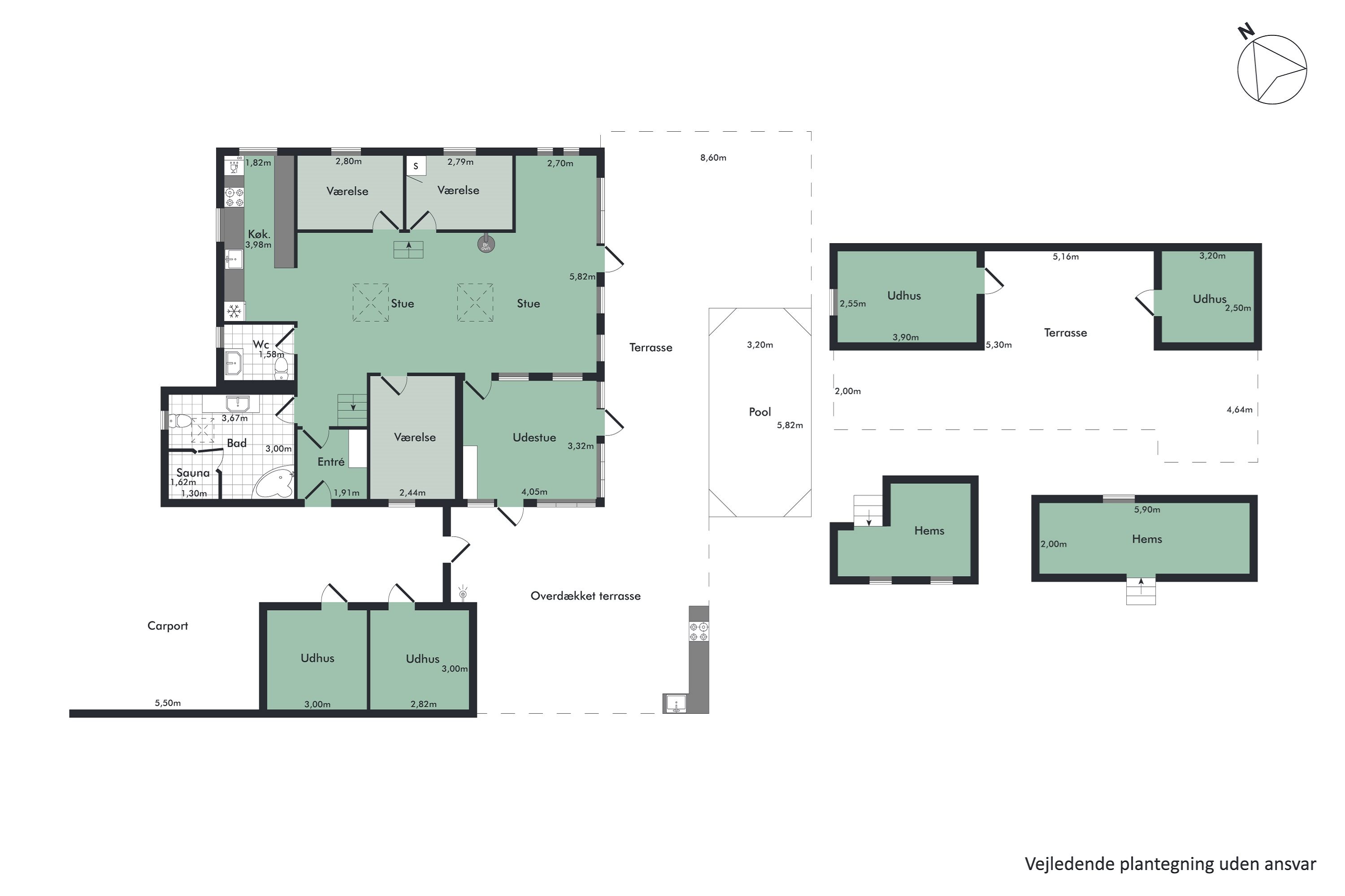 Plantegninger billede af Jupitervej 16, Gl Bisnap, 9370 Hals