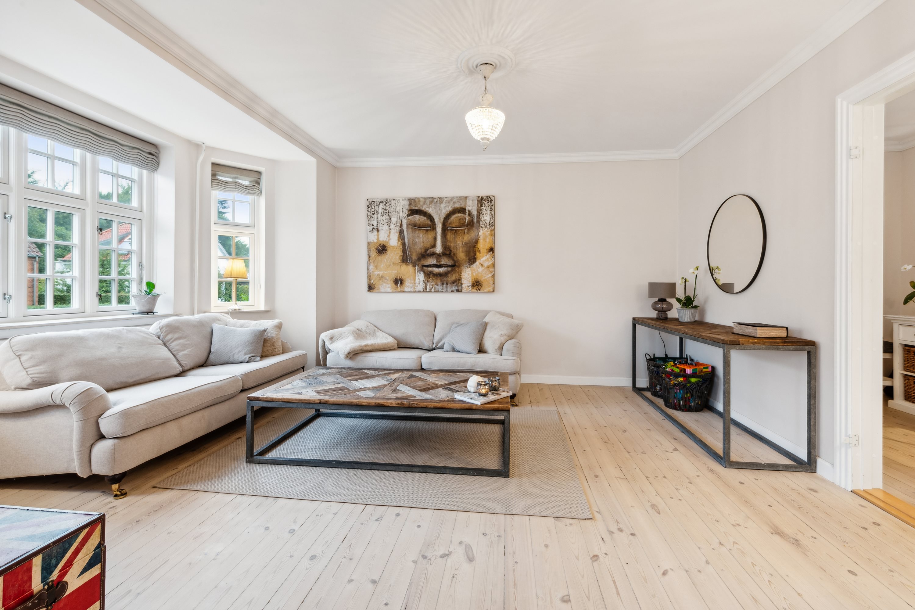 Fremhævet stue billede i fuldskærmstilstand. Billede af Tordenskjoldsvej 13, 3000 Helsingør