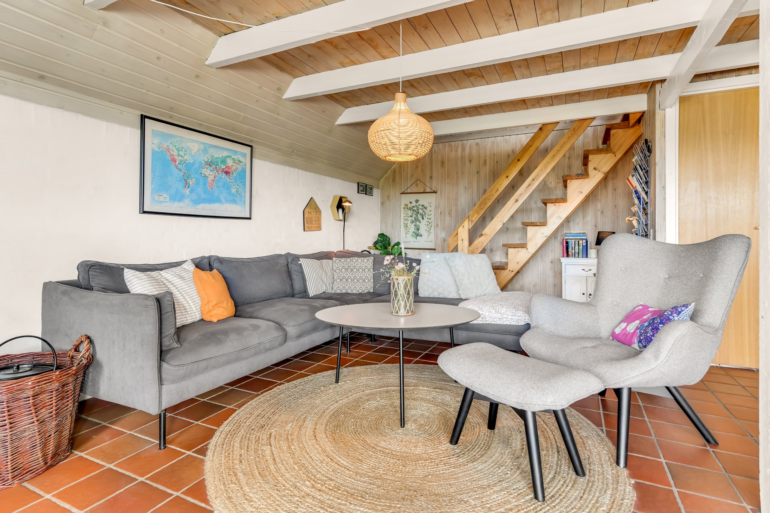 Fremhævet stue billede i fuldskærmstilstand. Billede af Paradisvej 52, Rindby Strand, 6720 Fanø