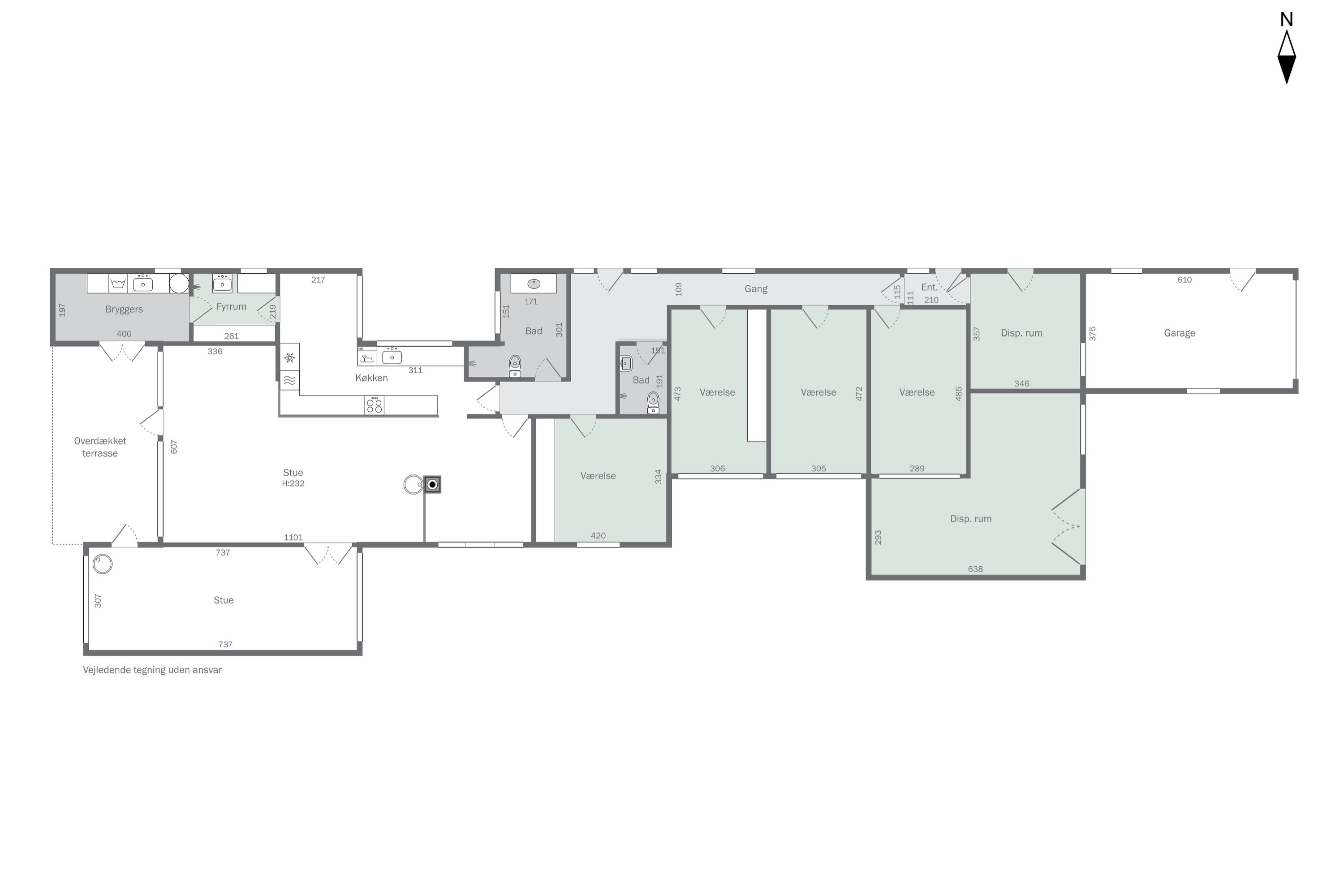 Plantegninger billede af Rødhøjvej 8, Svenstrup, 4220 Korsør