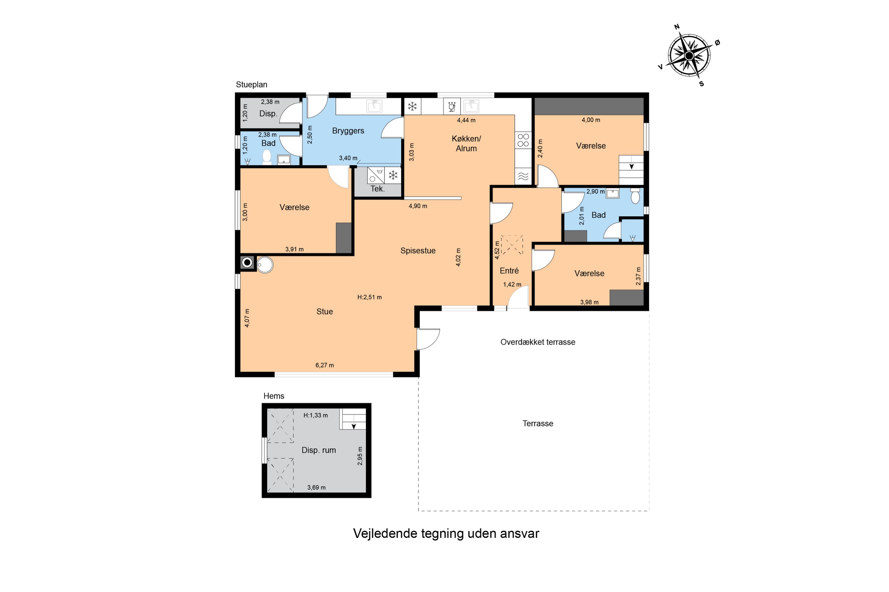 Plantegninger billede af Rødhøjsvej 21, 5772 Kværndrup