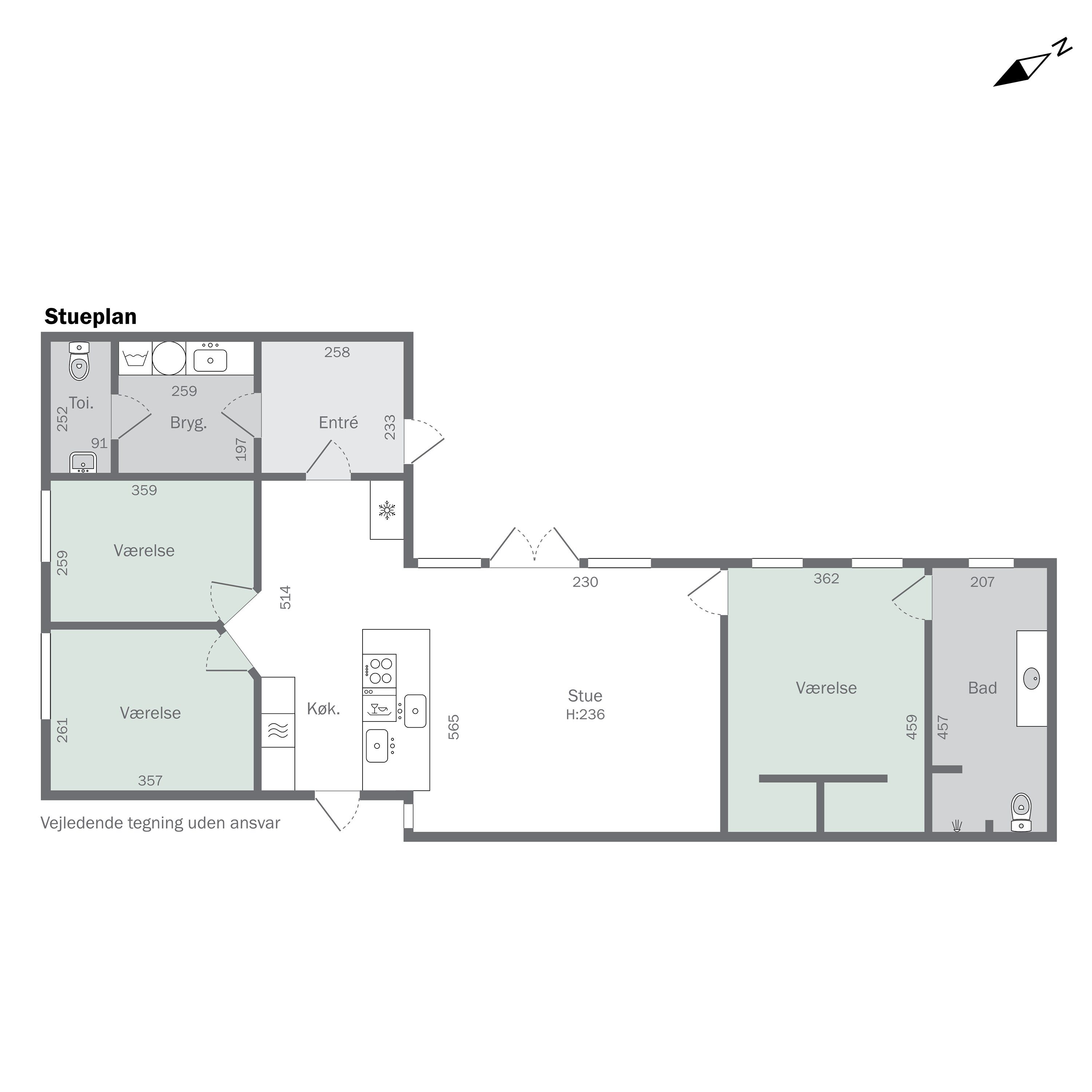 Plantegninger billede af Vesterhavsgade 108, Vorupør, 7700 Thisted