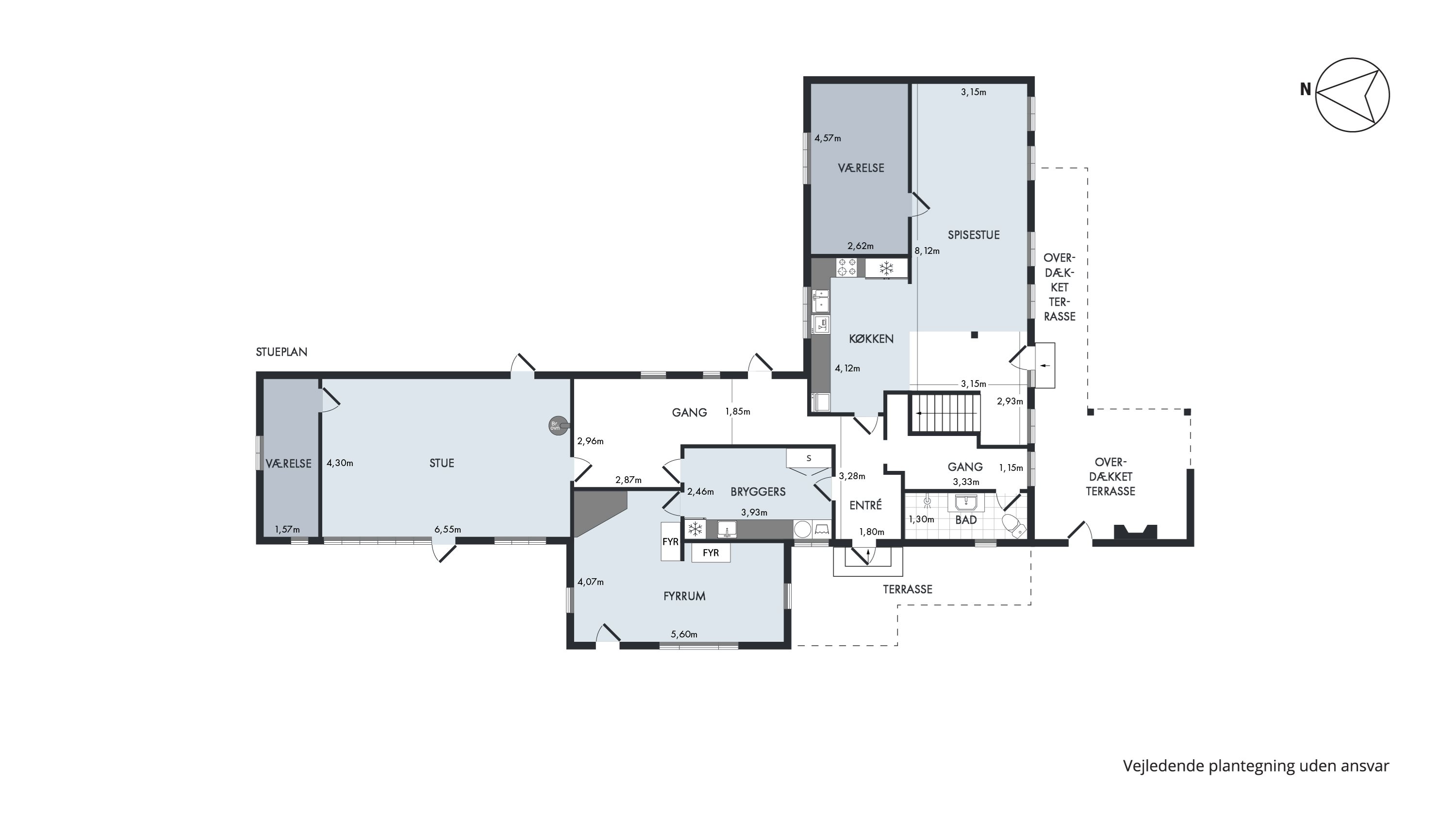 Plantegninger billede af Nellemosevej 54, Skovkrogen, 5683 Haarby