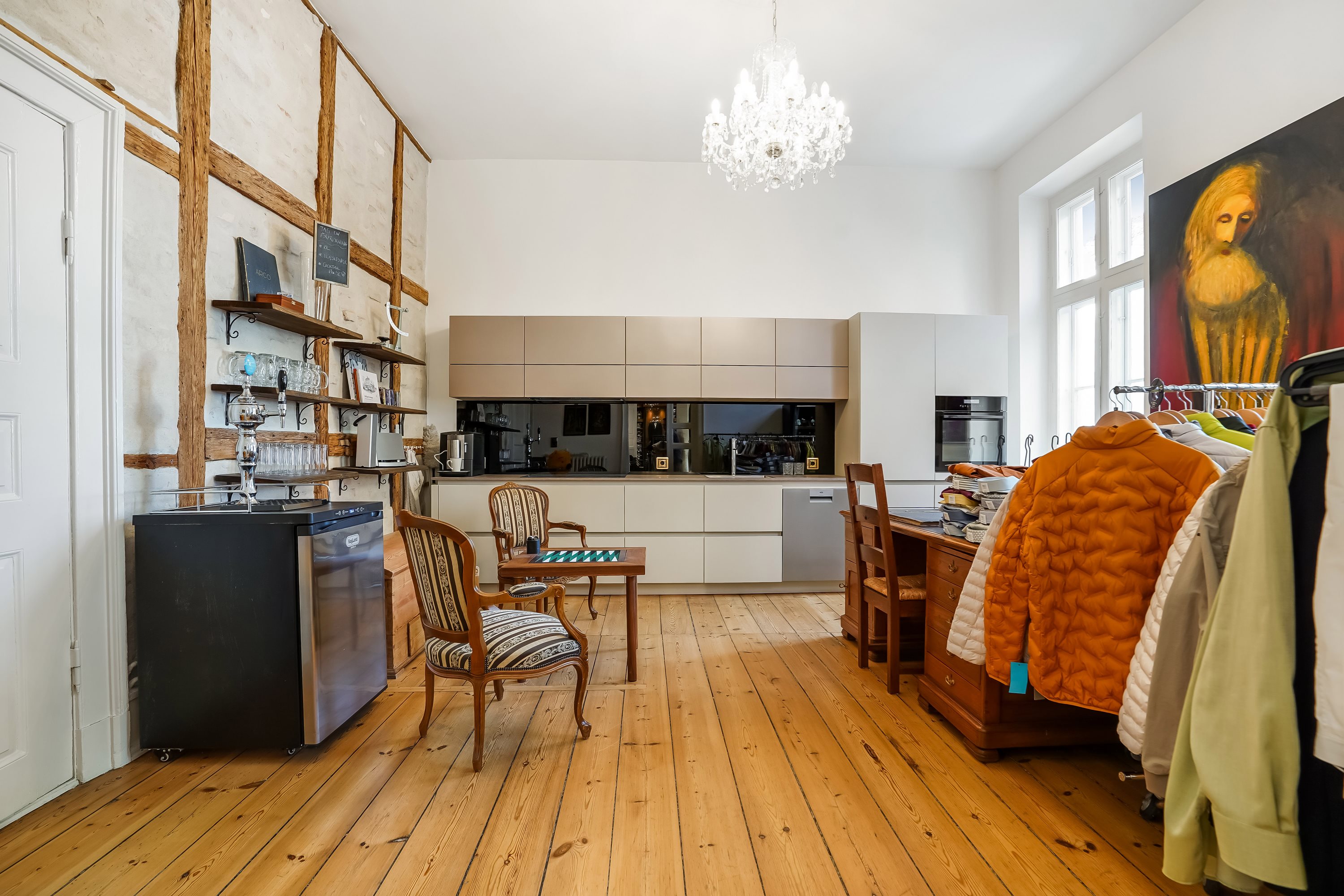 Fremhævet køkken billede i fuldskærmstilstand. Billede af Nørregade 45B, 1. th., 5000 Odense C