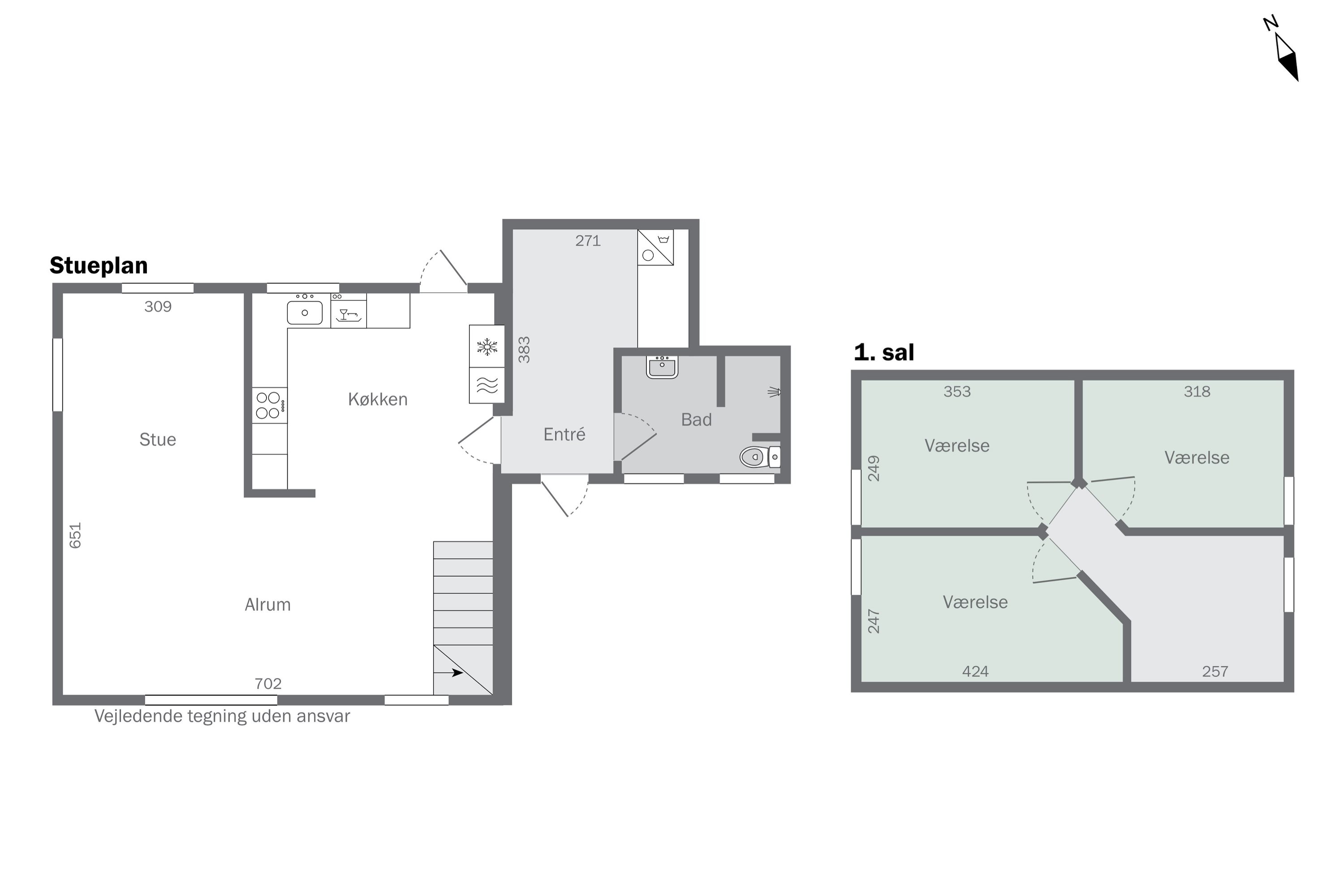 Plantegninger billede af Kværndrup Vænge 8, 5772 Kværndrup