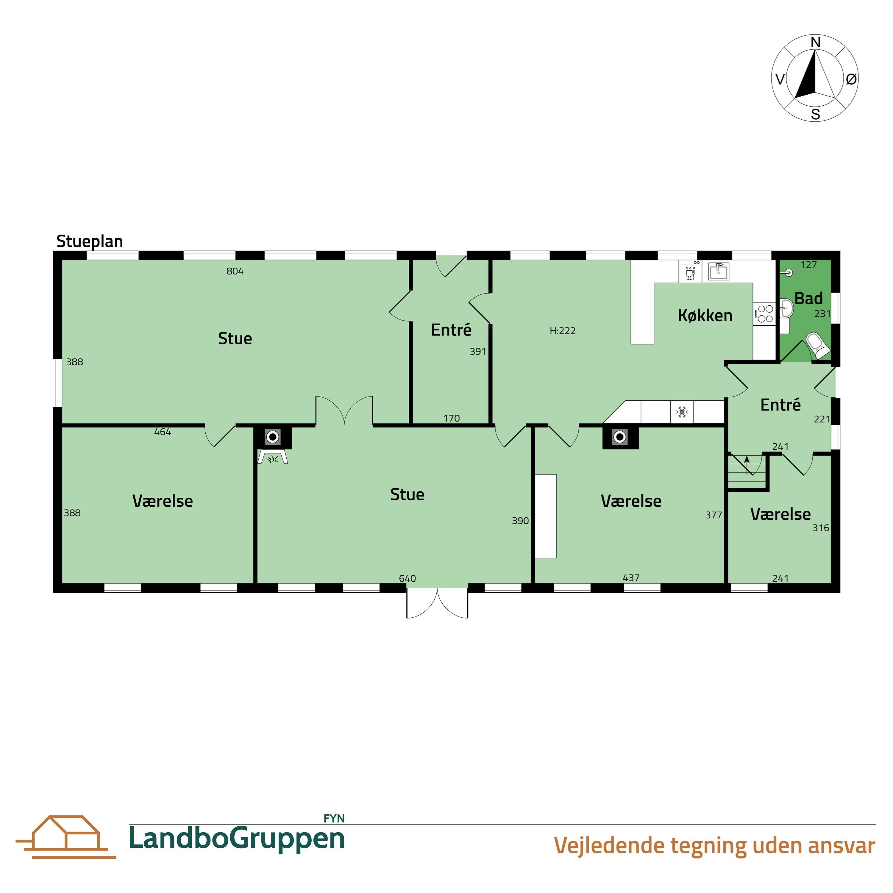 Plantegninger billede af Stjoul Fiskervej 1, Tåsinge, 5700 Svendborg