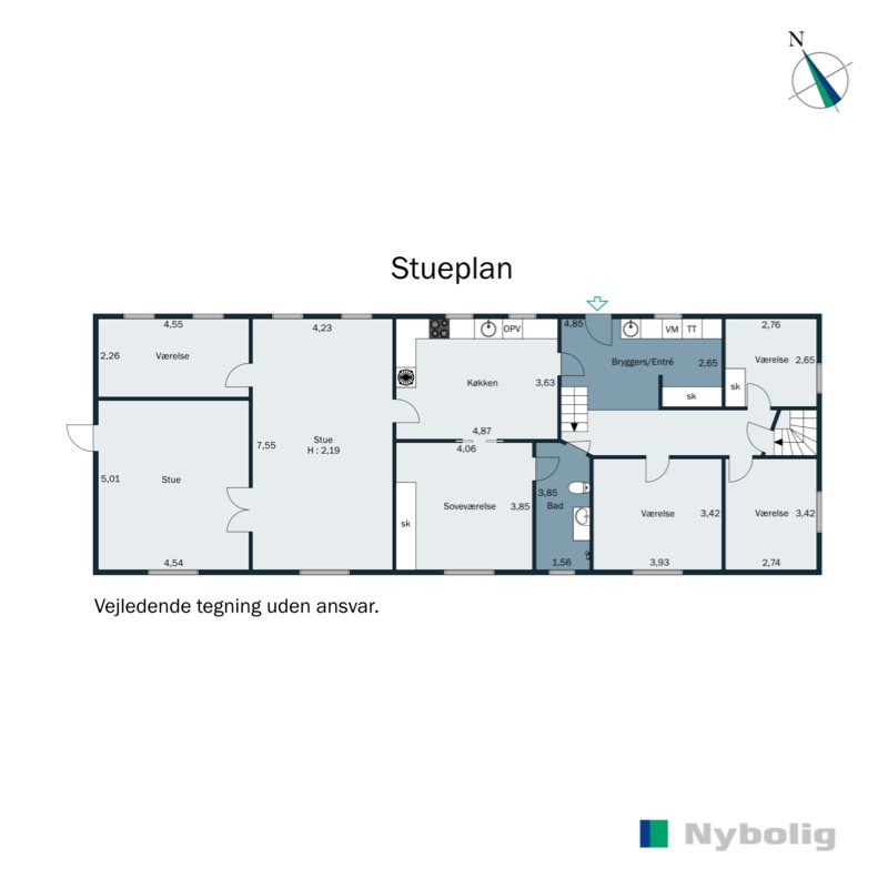 Plantegninger billede af Fenstenvej 27, Fensten, 8300 Odder