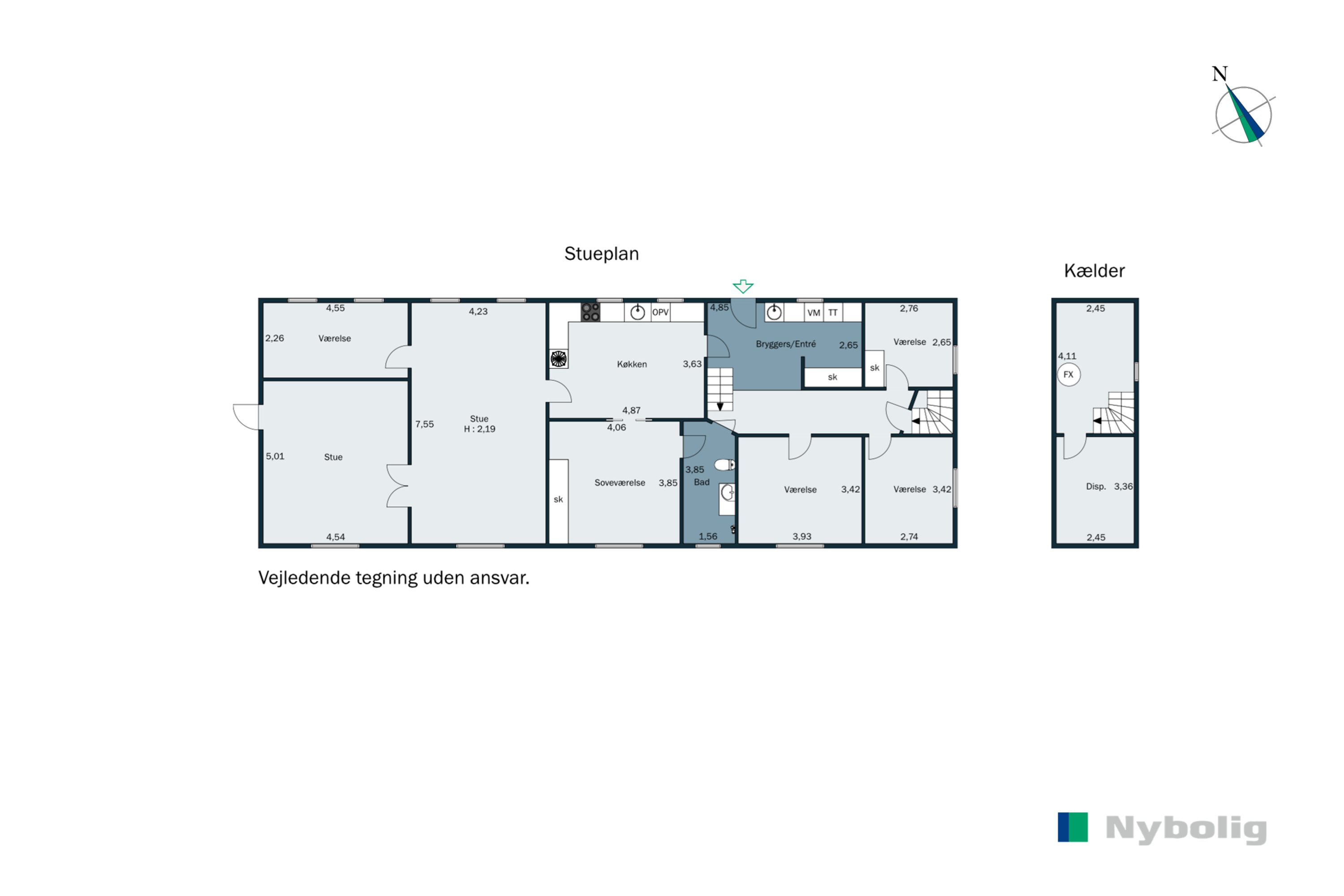 Plantegninger billede af Fenstenvej 27, Fensten, 8300 Odder
