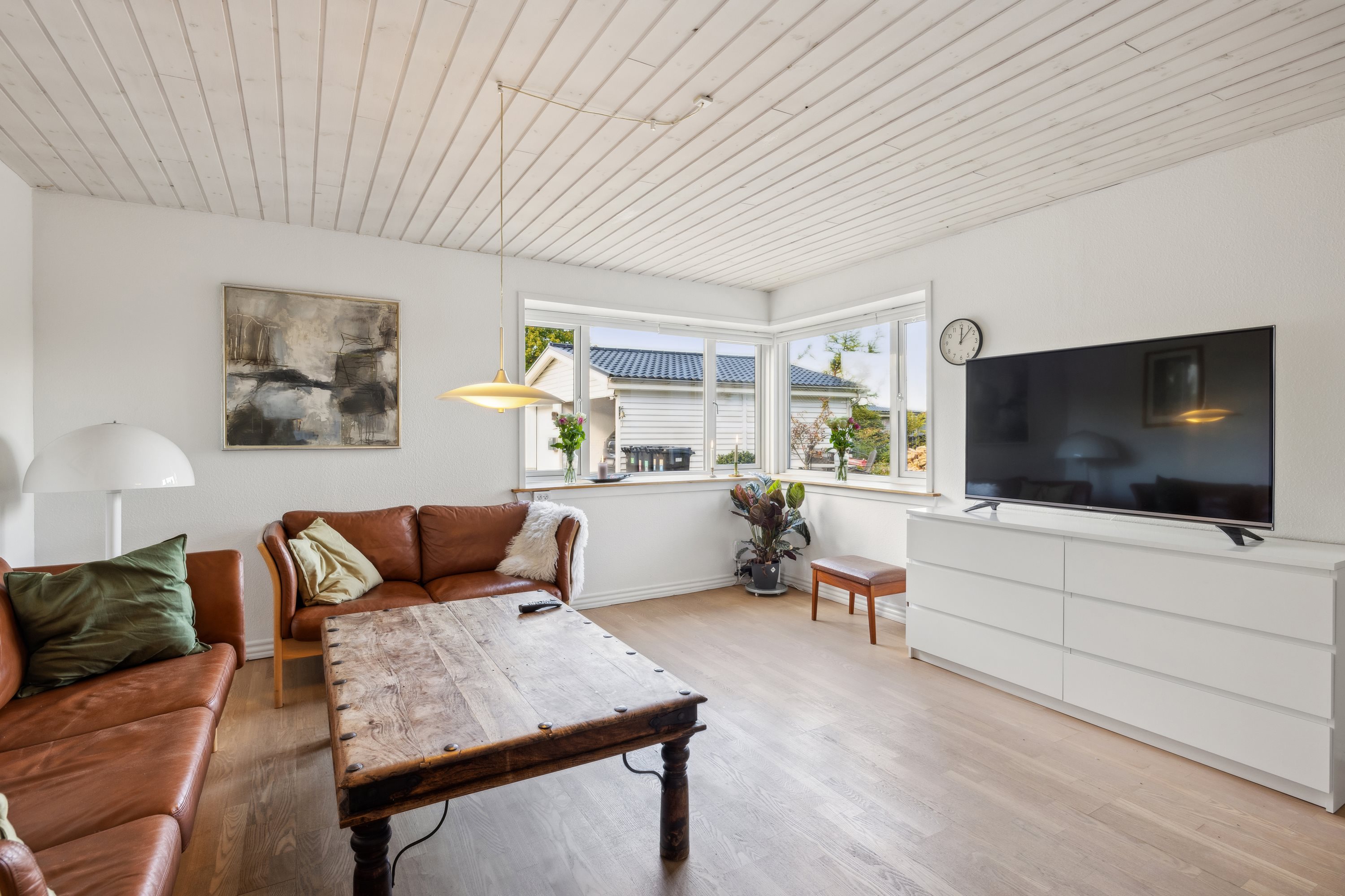 Fremhævet stue billede i fuldskærmstilstand. Billede af Viborgvej 28, Hammershøj, 8830 Tjele