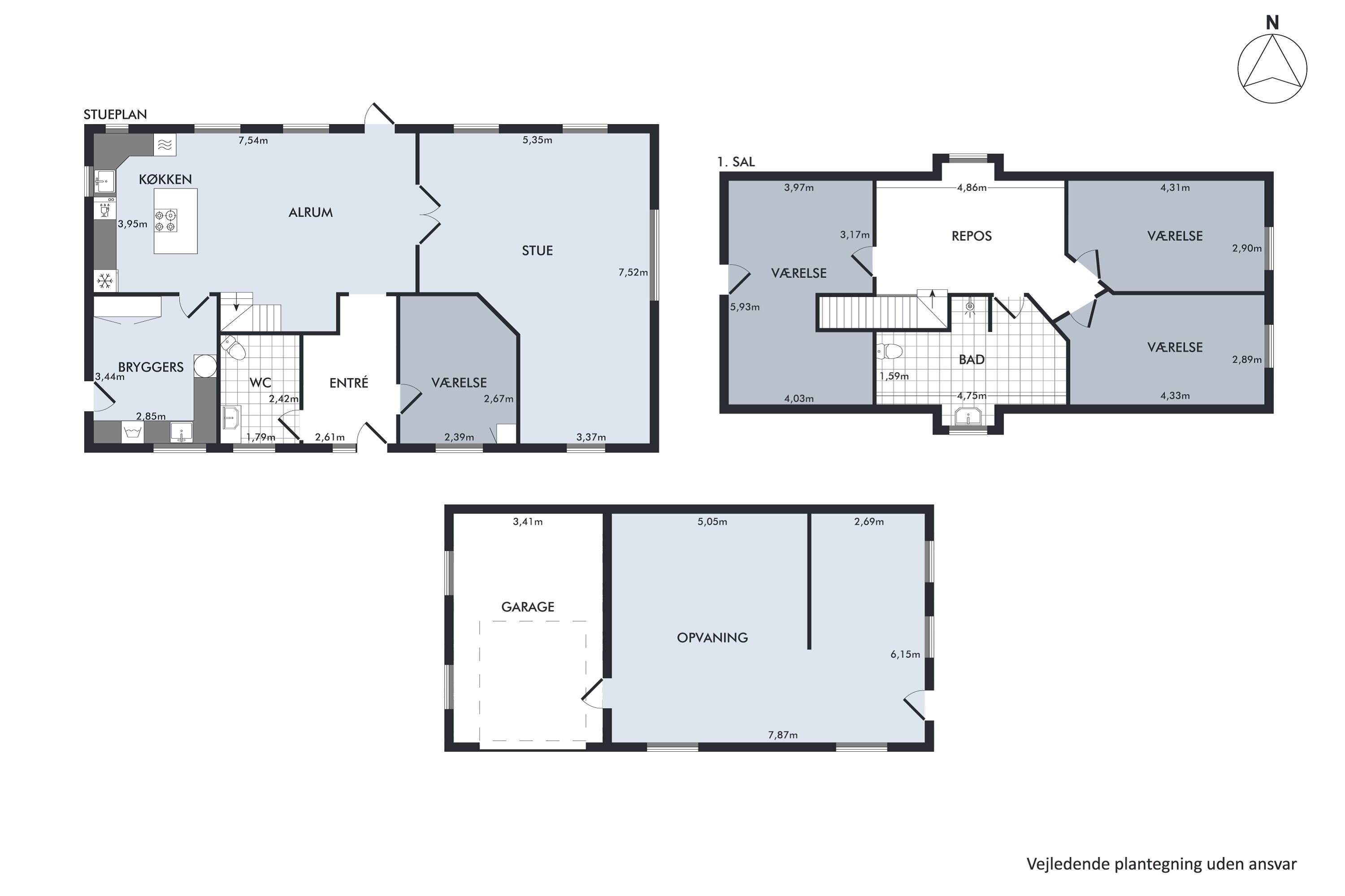 Plantegninger billede af Dengsøvej 20, V Velling, 8860 Ulstrup