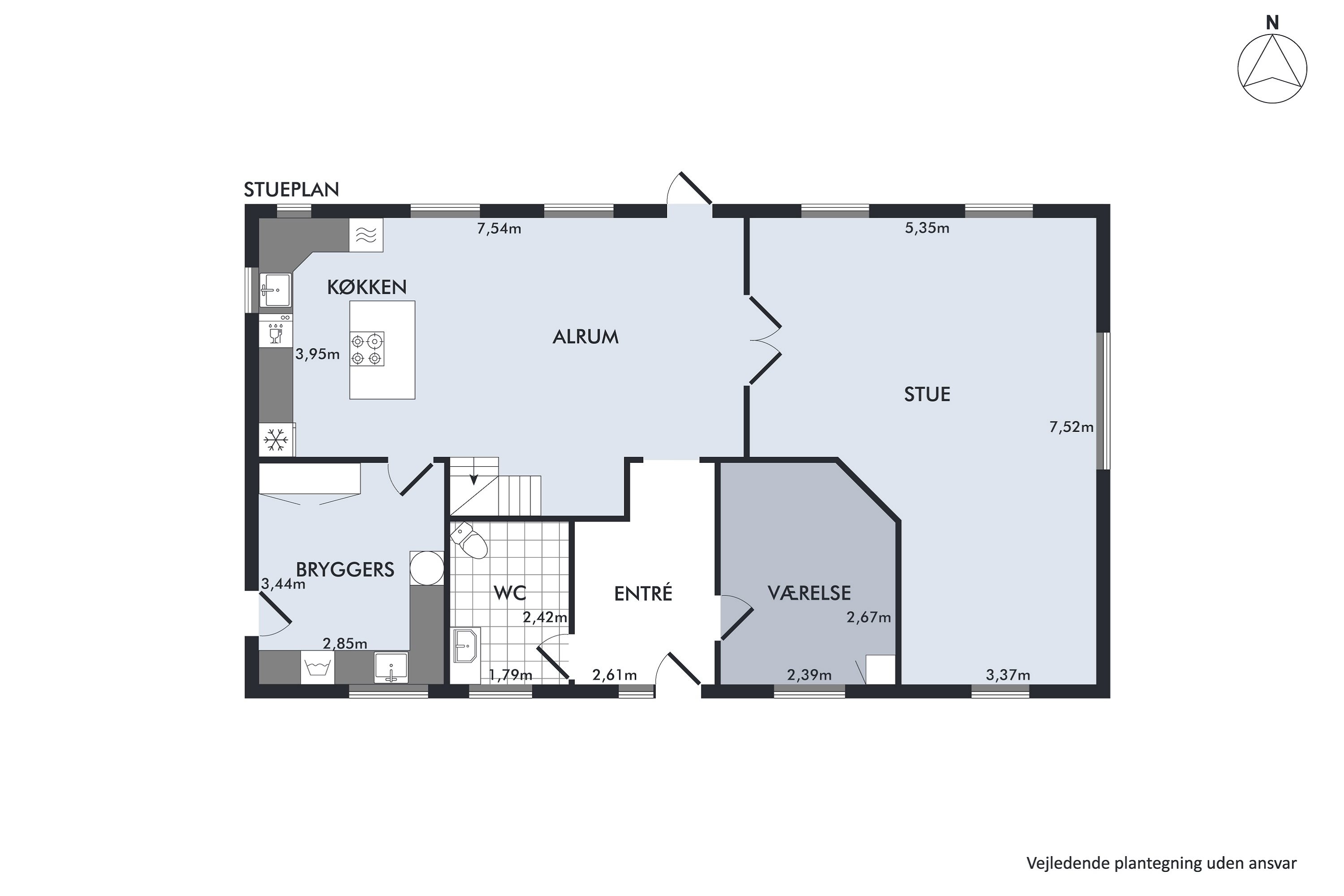 Plantegninger billede af Dengsøvej 20, V Velling, 8860 Ulstrup