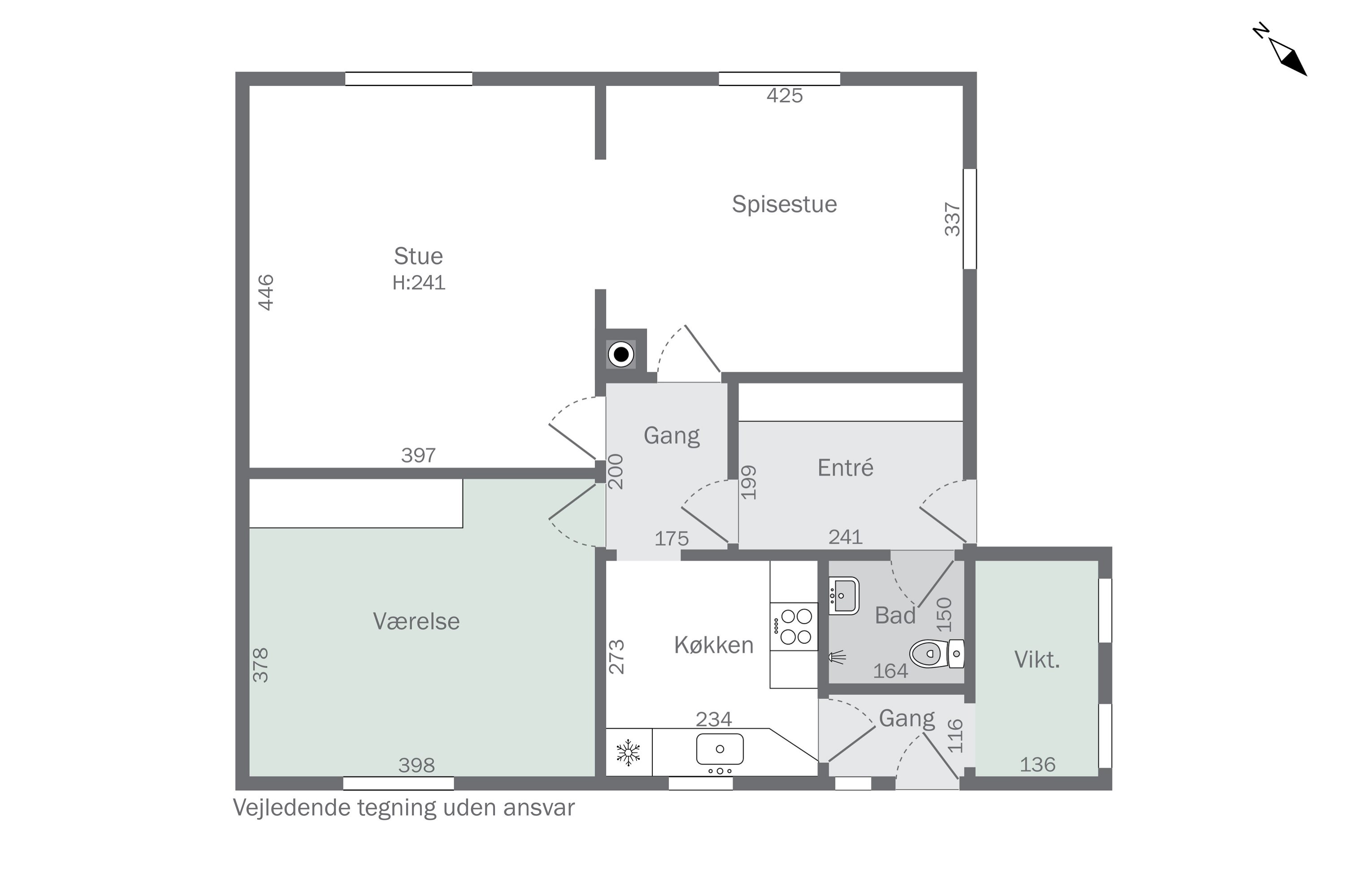 Plantegninger billede af Øksenbjergvej 20B, 5700 Svendborg