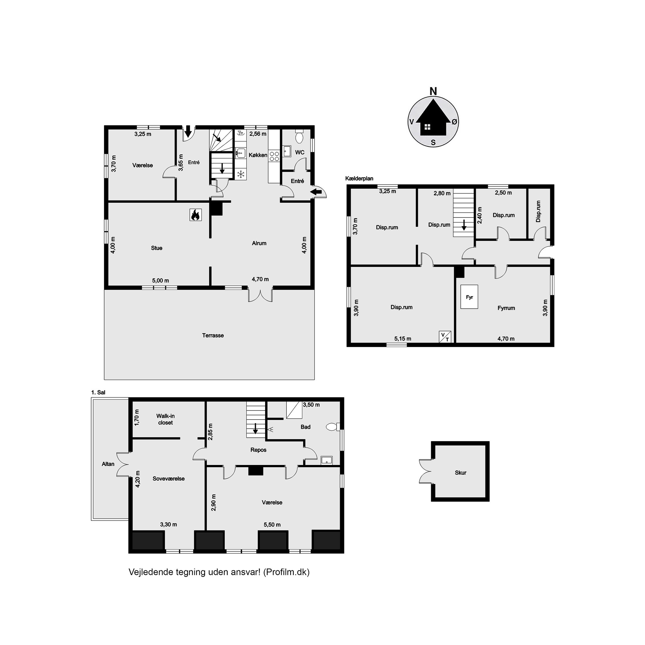 Plantegninger billede af Egtvedvej 71, Bølling, 6040 Egtved