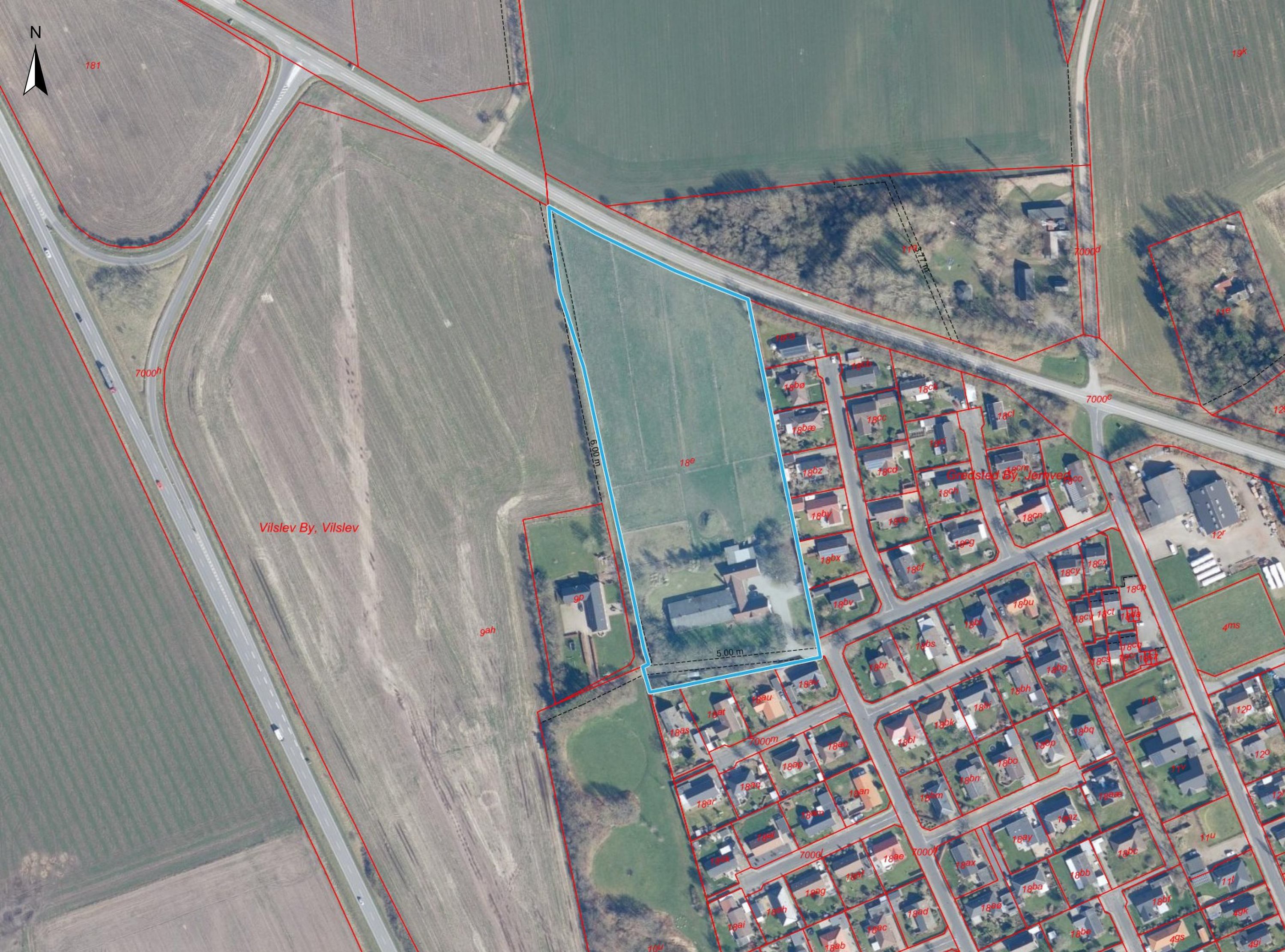 Fremhævet kort billede i fuldskærmstilstand. Billede af Valmuemarken 19A, 6771 Gredstedbro