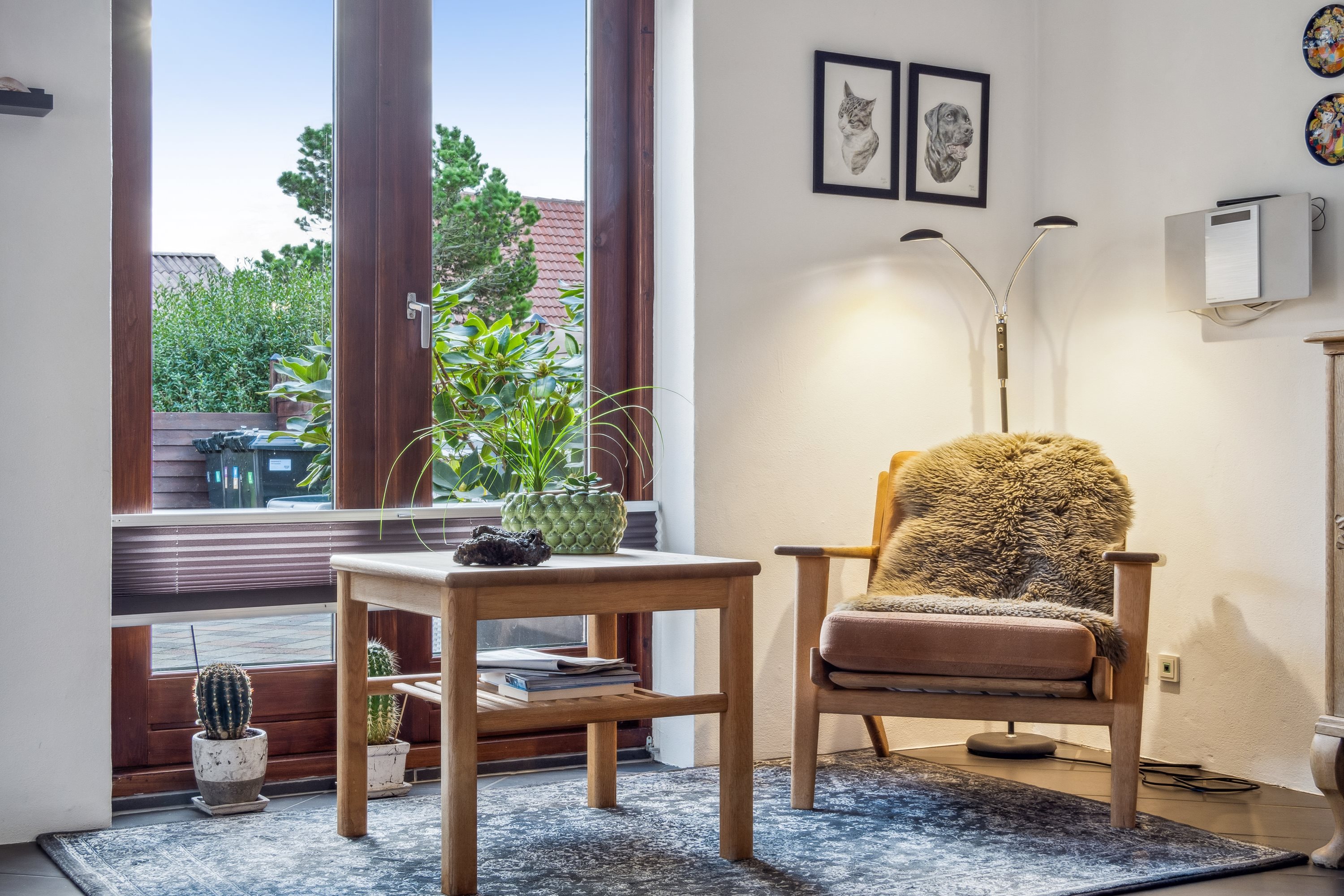 Fremhævet stue billede i fuldskærmstilstand. Billede af Bådsgårdsvej 25, 7730 Hanstholm