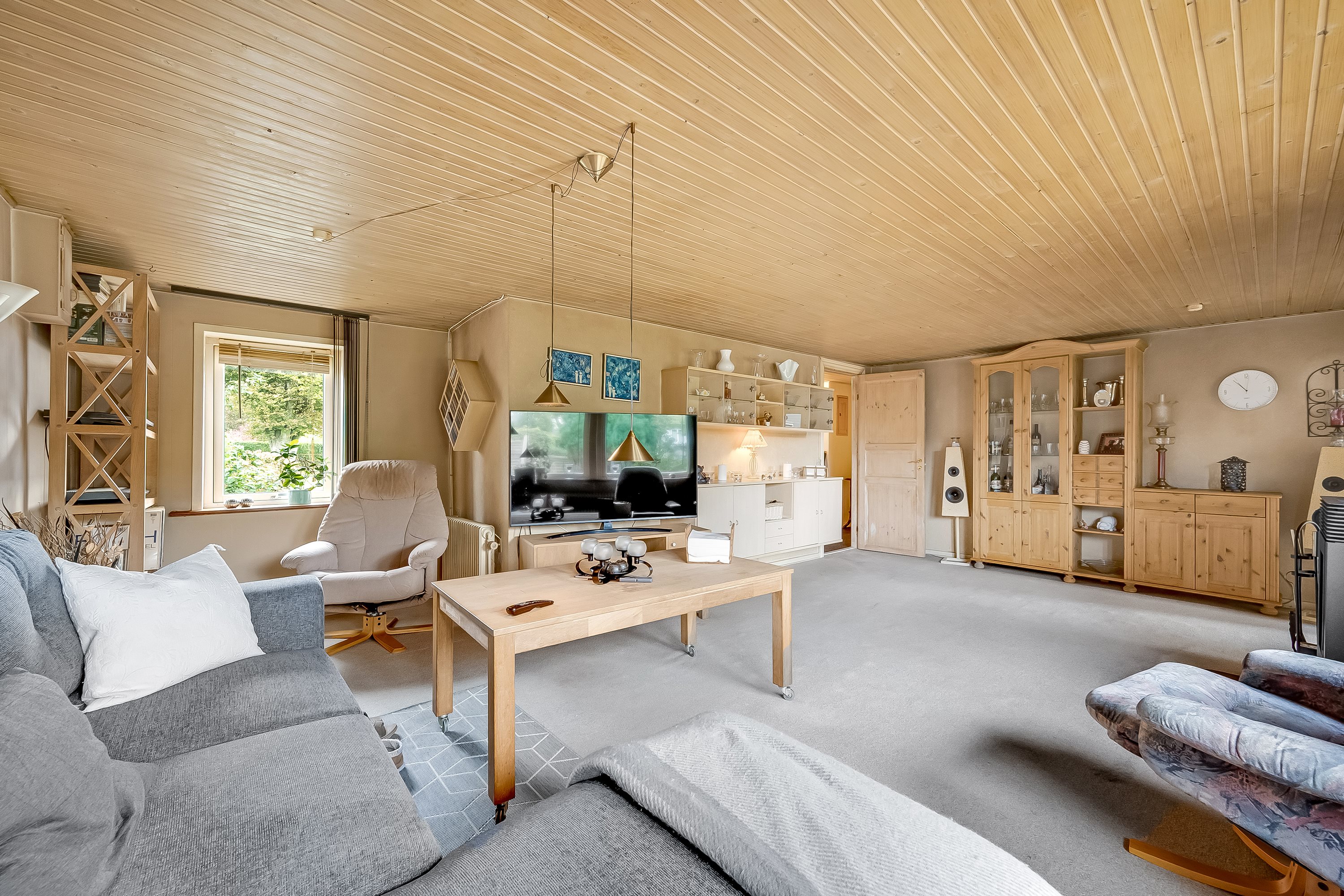 Fremhævet stue billede i fuldskærmstilstand. Billede af Stadionalle 2, Borris, 6900 Skjern