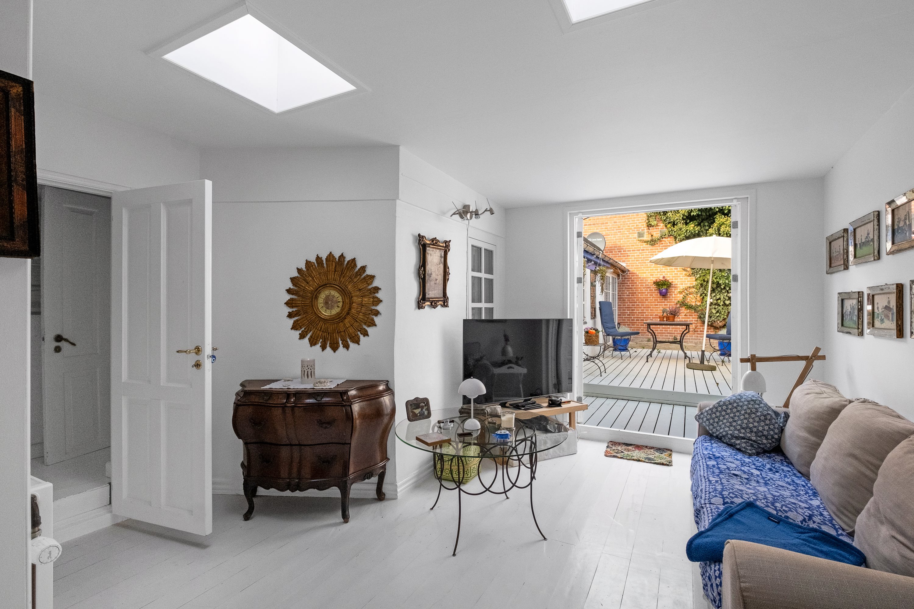 Fremhævet stue billede i fuldskærmstilstand. Billede af Møllestien 46, 8000 Aarhus C