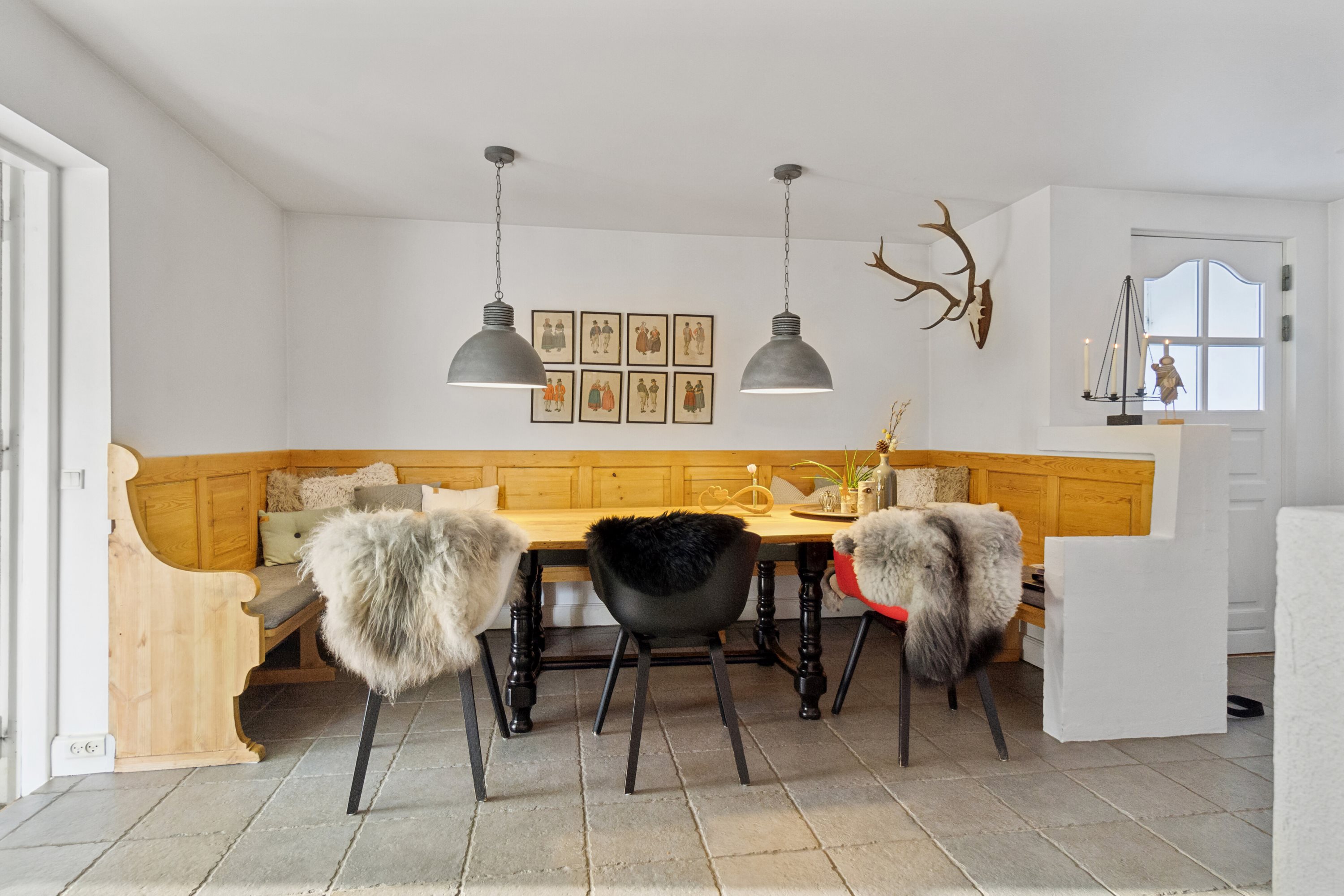 Fremhævet spisestue billede i fuldskærmstilstand. Billede af Krænkerupvej 50, Havrebjerg, 4200 Slagelse