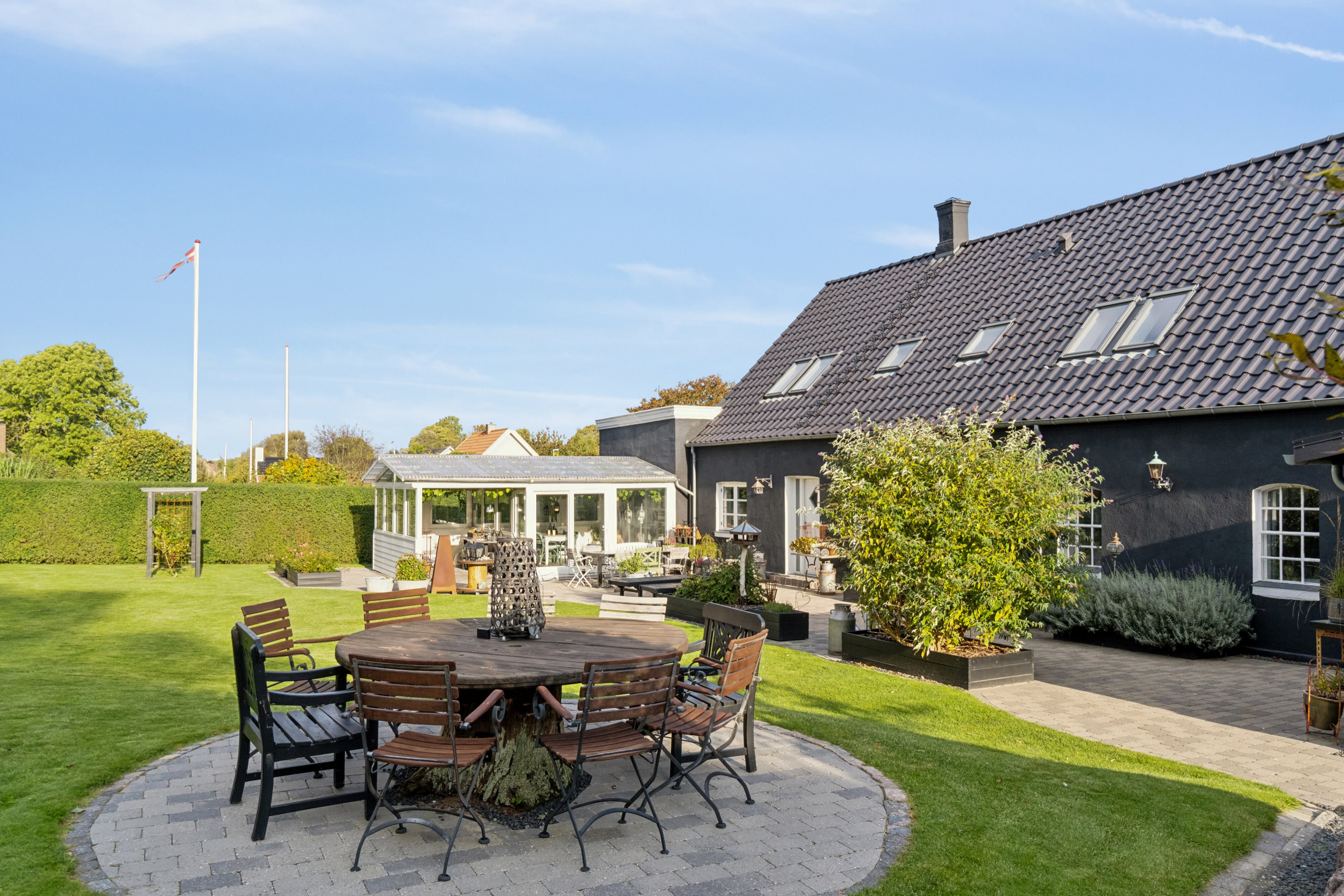 Fremhævet terrasse billede i fuldskærmstilstand. Billede af Krænkerupvej 50, Havrebjerg, 4200 Slagelse