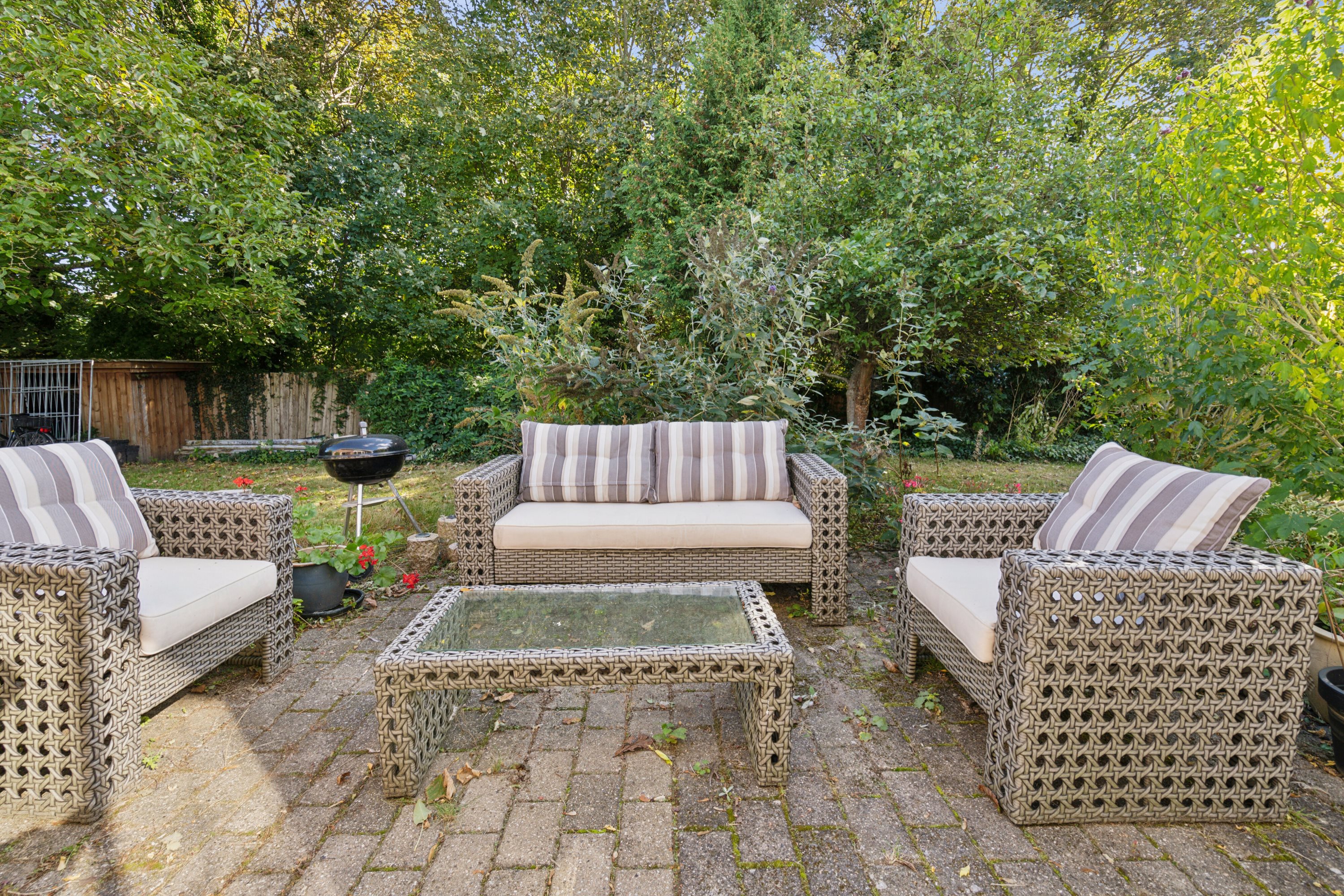 Fremhævet terrasse billede i fuldskærmstilstand. Billede af Rugårdsvej 523, Slukefter, 5210 Odense NV