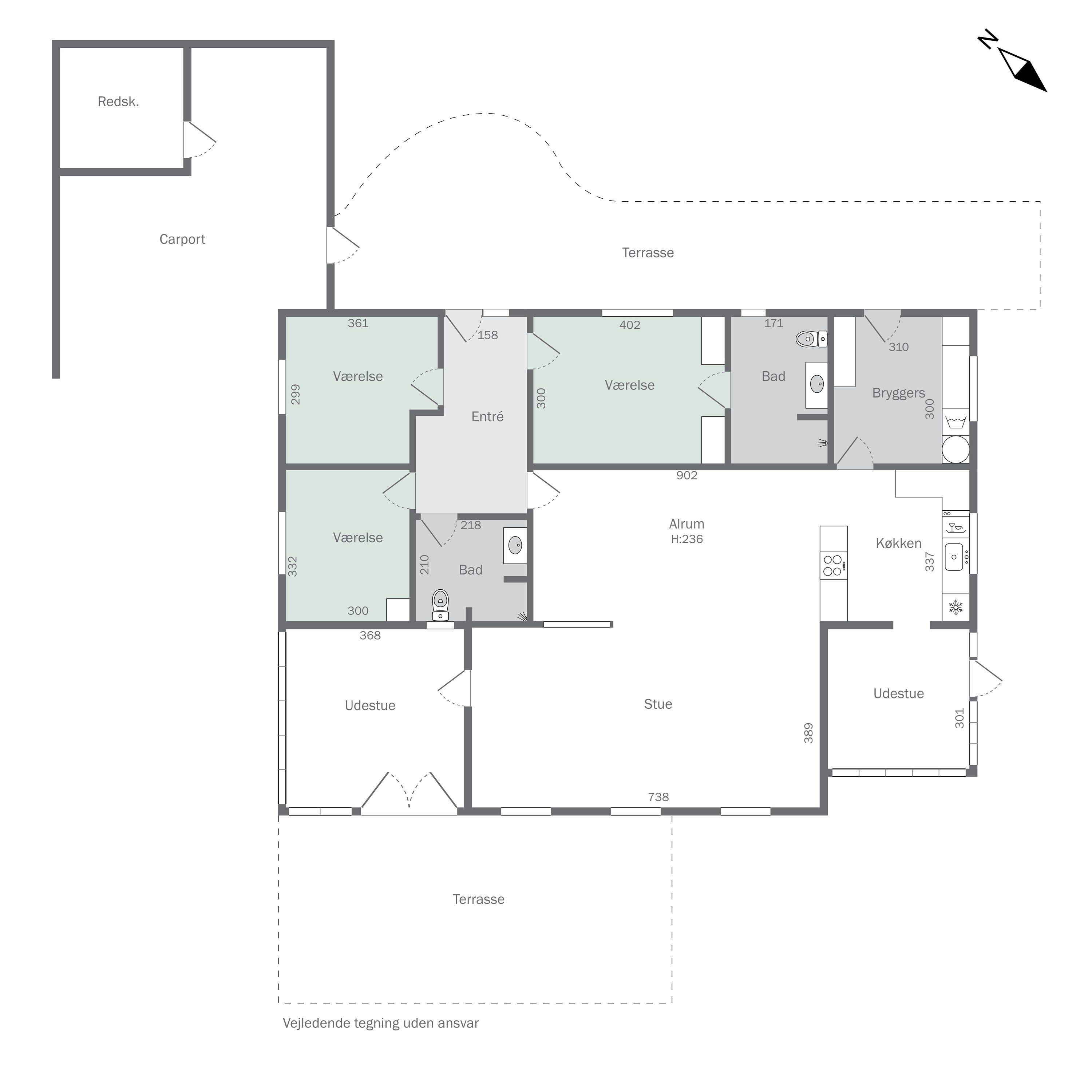 Plantegninger billede af Rugårdsvej 523, Slukefter, 5210 Odense NV